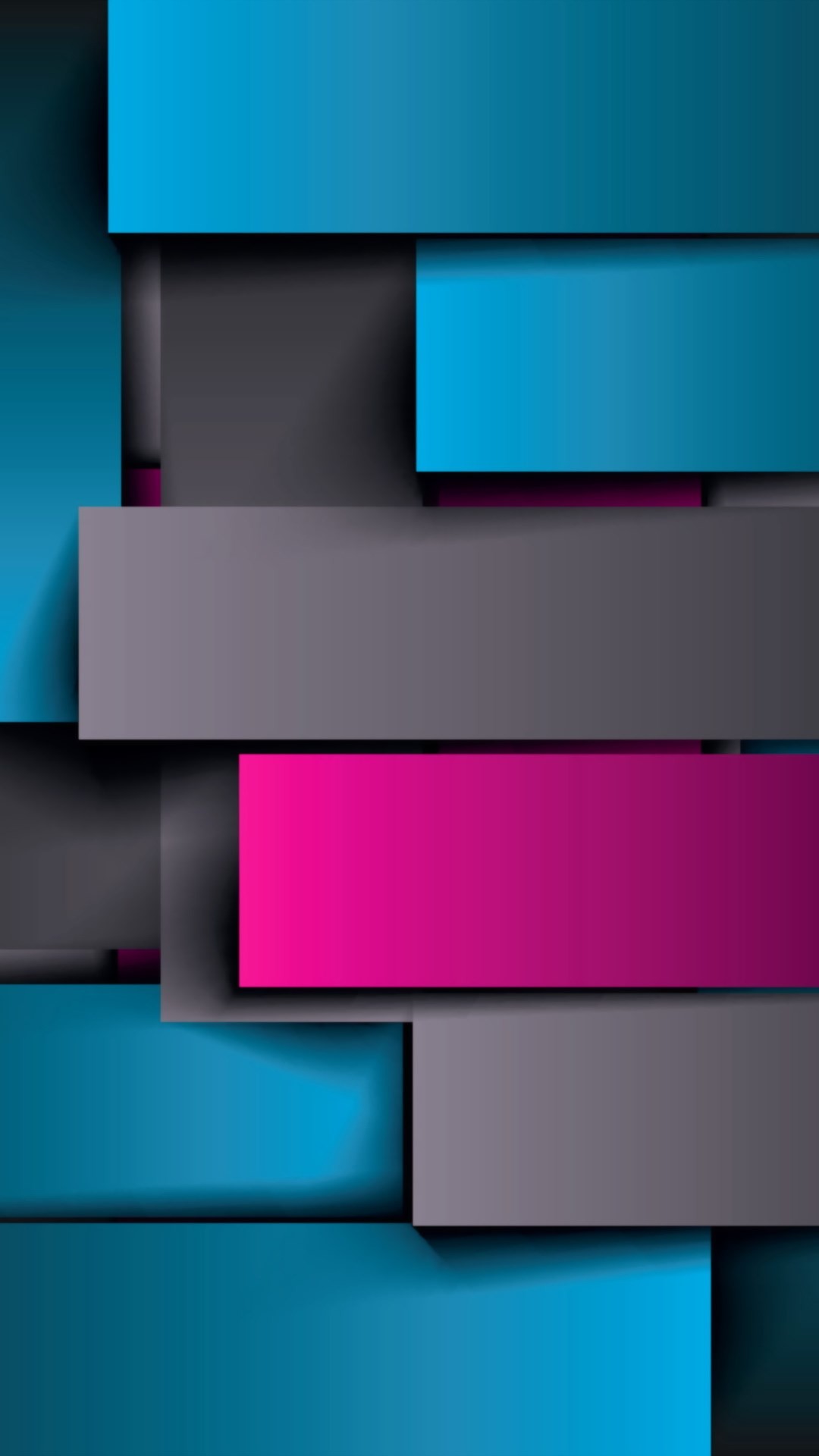 Astratto, Rettangoli, Blu e magenta, sfondo Full HD per cellulare