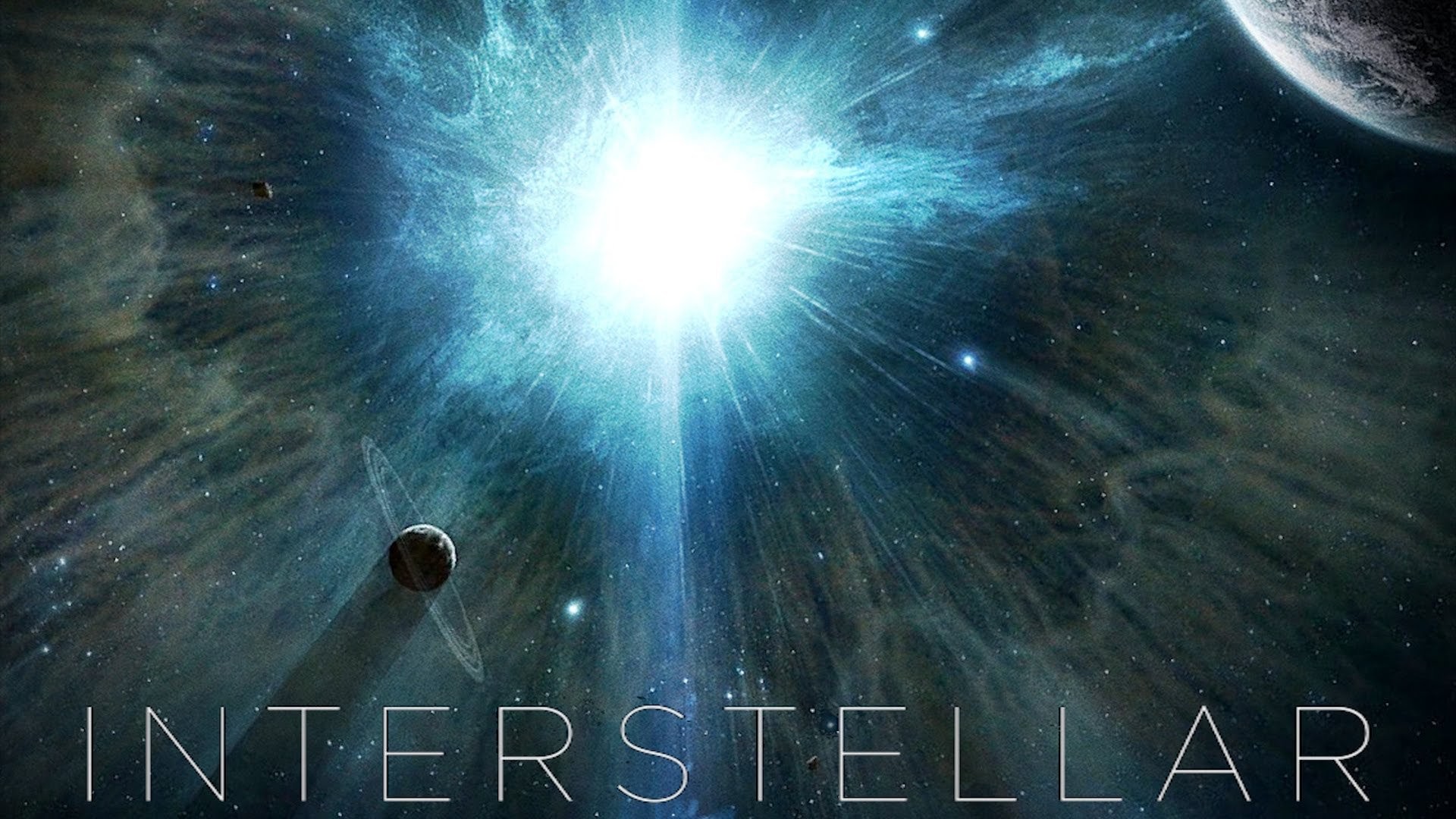 Interstellar, Titolo, Spazio, Luce, Full HD, wallpaper per computer