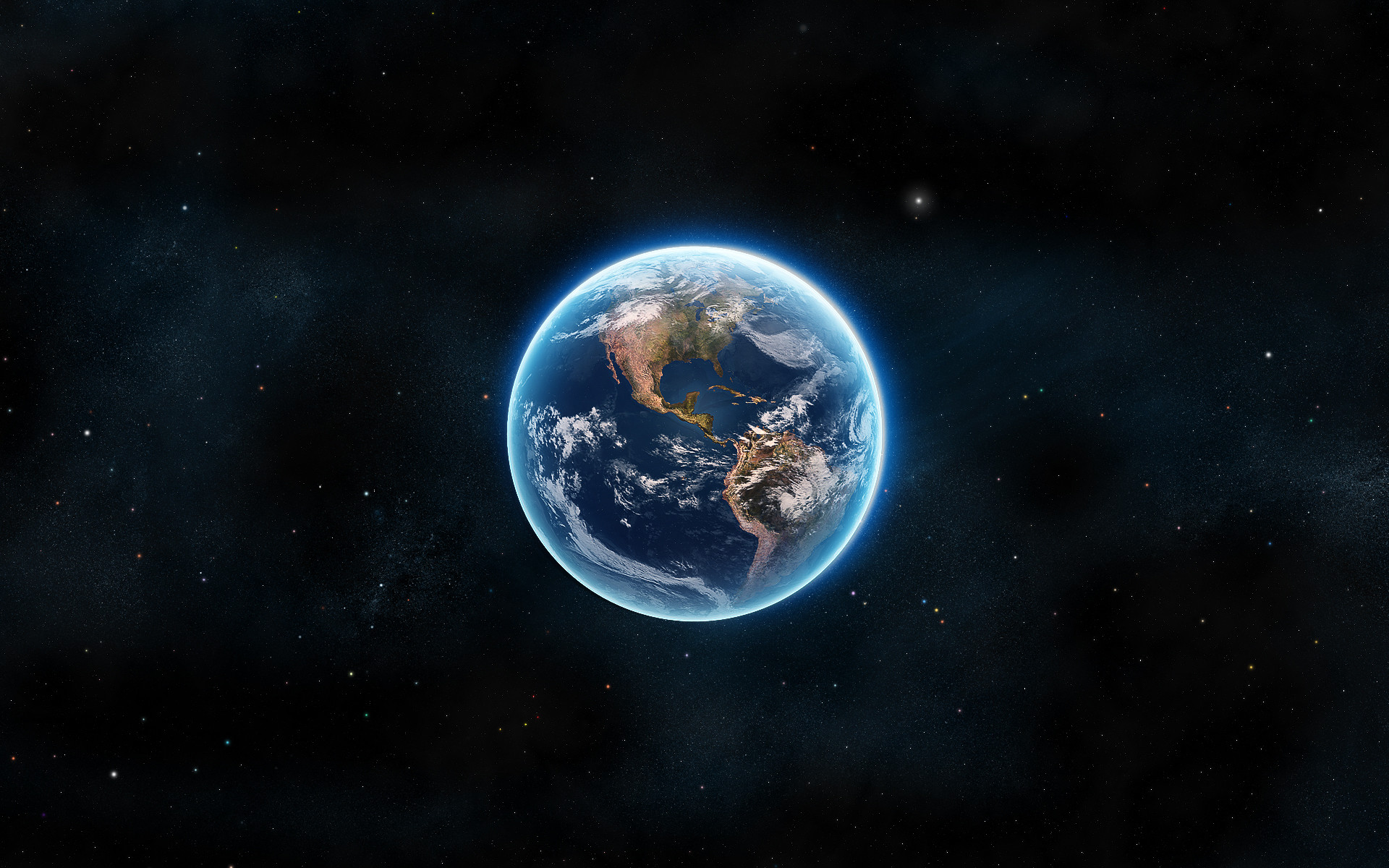 Terra, Pianeta, Spazio, Stelle, 16:10 Full HD, sfondo widescreen