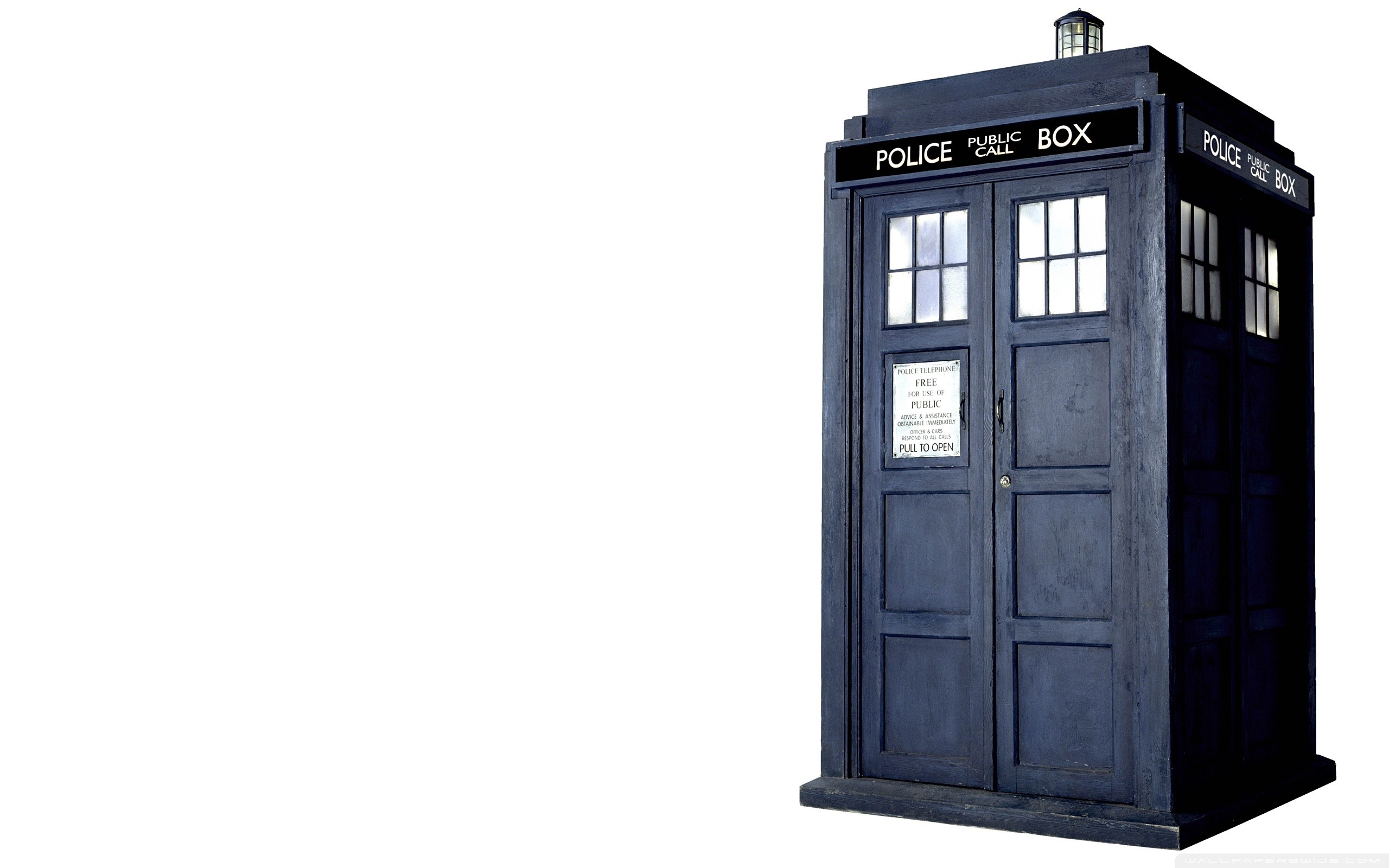 TARDIS, Doctor Who, Police Box, Sfondo bianco, 2K, wallpaper per portatile