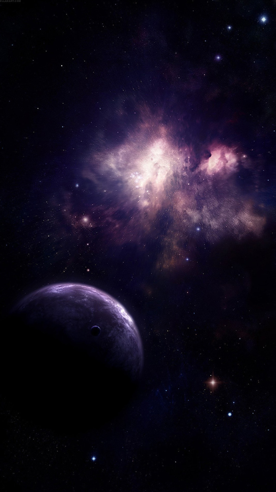 Nebulosa, Pianeta, Spazio, Stelle, wallpaper iPhone 5S