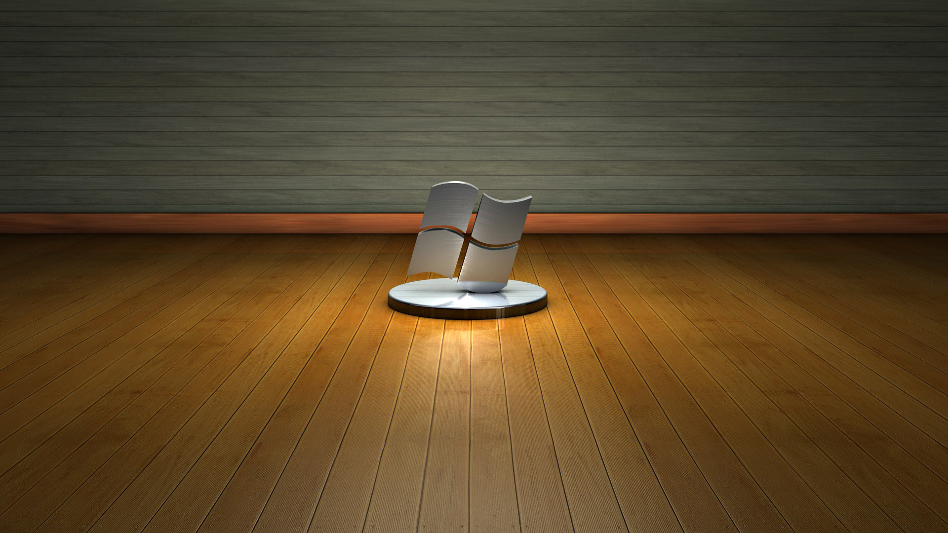 Logo Windows, 3D, Parquet, 1920x1080, immagine di sfondo