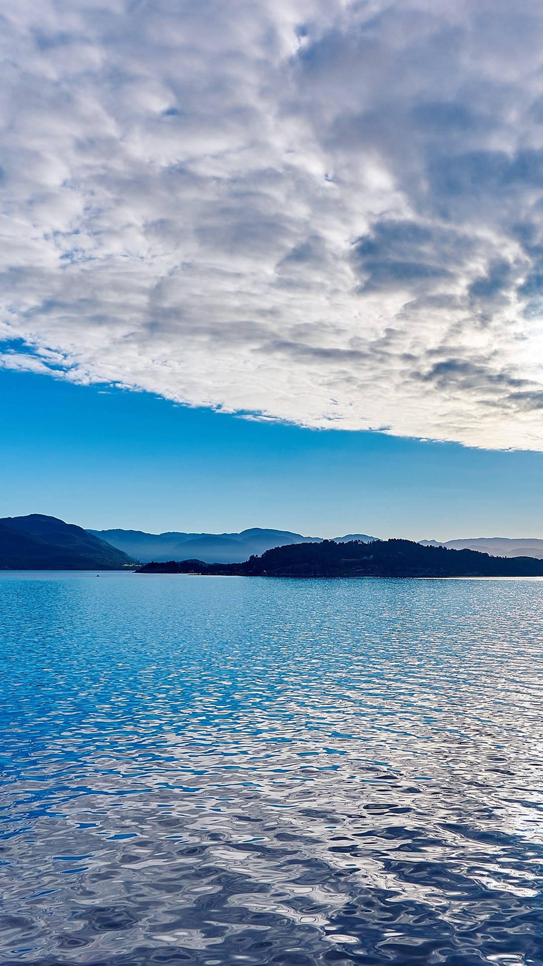 Mare, Nuvole, Isole, Cielo, wallpaper iPhone 6S