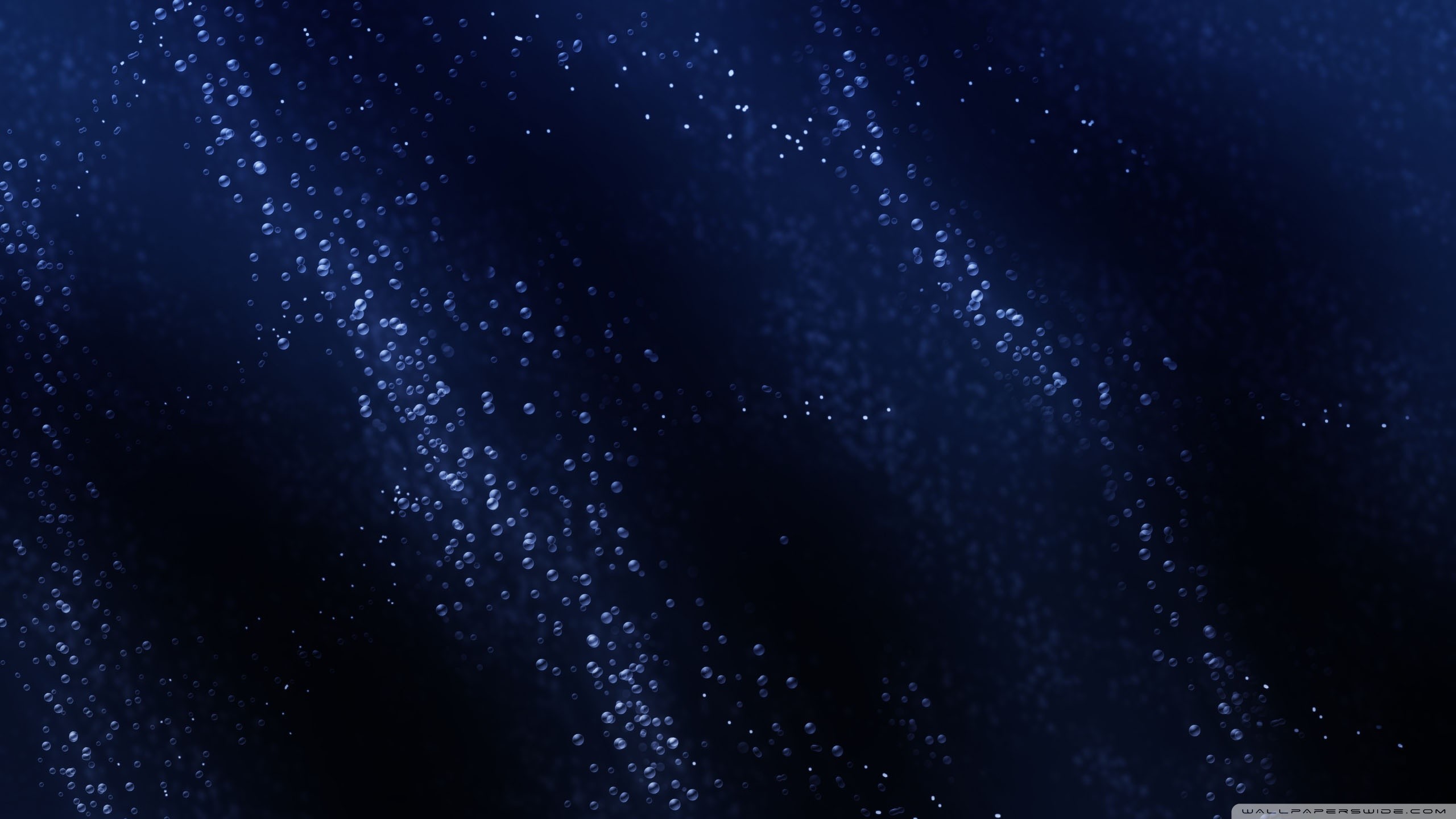 Bolle, Onde, Blu navy, Astratto, 2K 1440p, sfondo desktop