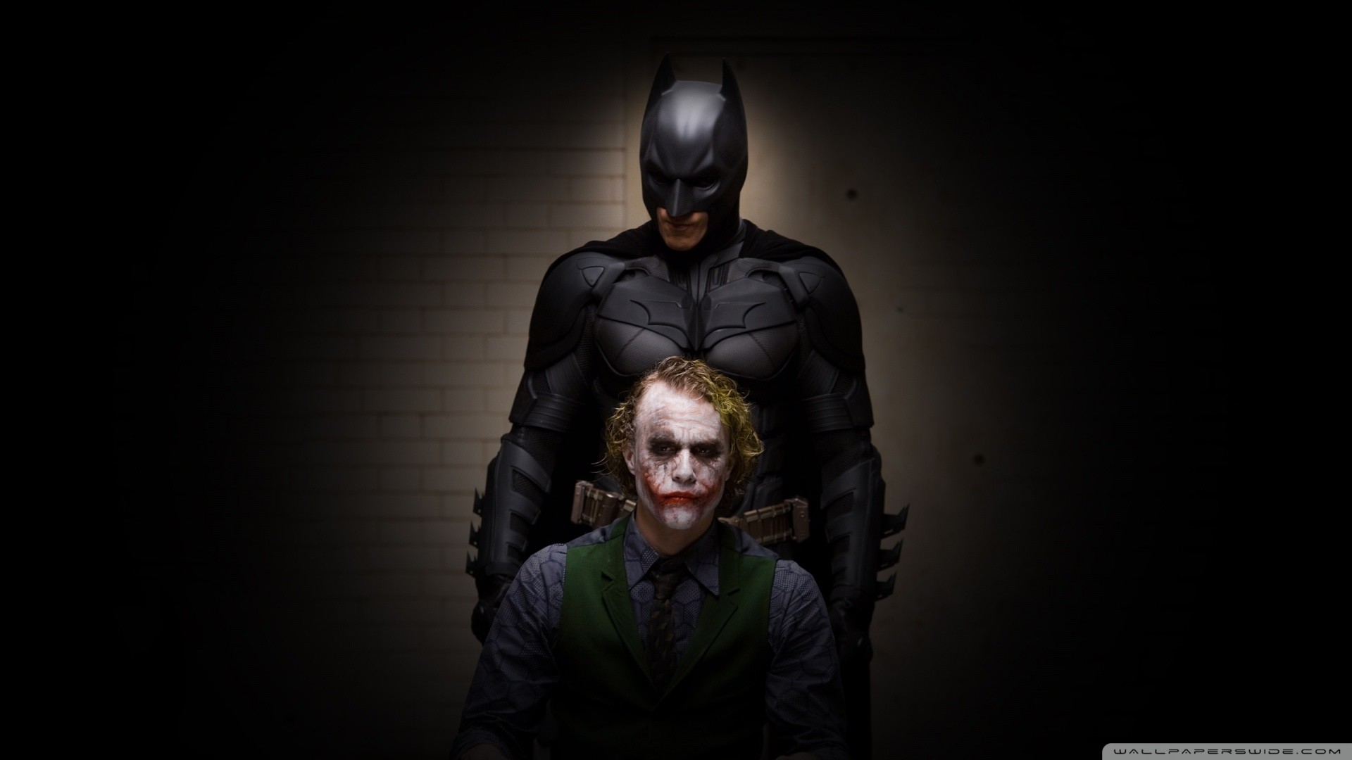 Joker, Batman, Il cavaliere oscuro, Heath Ledger, 16:9 Full HD, sfondo widescreen