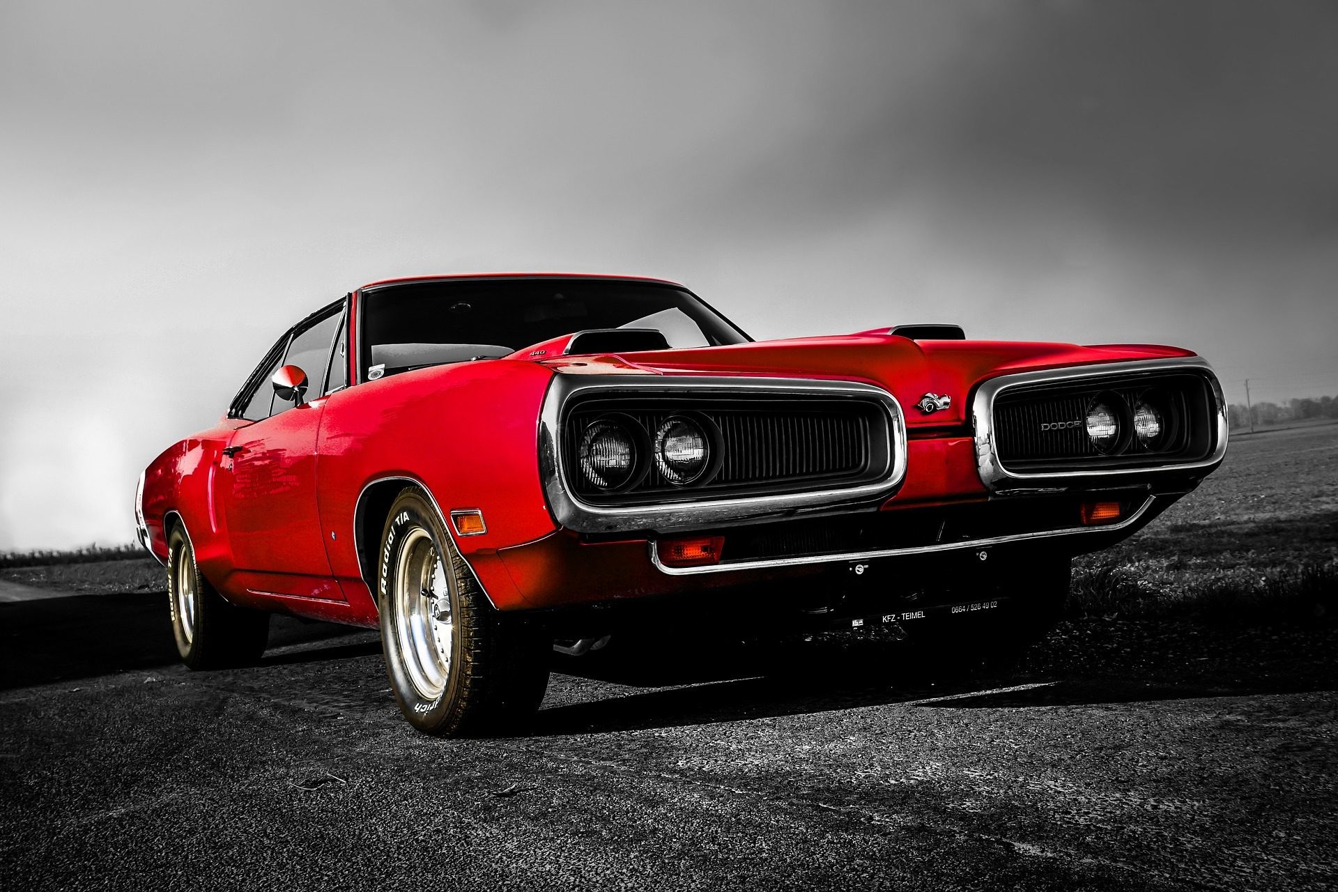 Dodge Super Bee, Muscle car, Rosso, Vintage, Full HD, sfondo per portatile