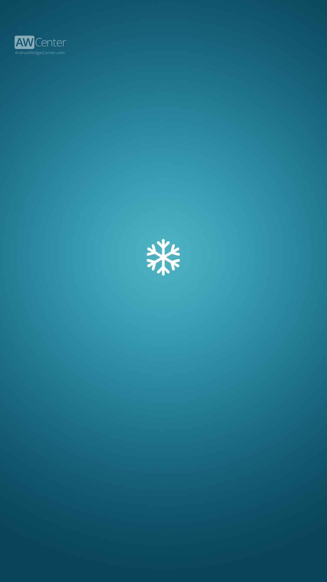 Fiocco di neve, Minimalista, Sfondo blu, schermata di blocco Android
