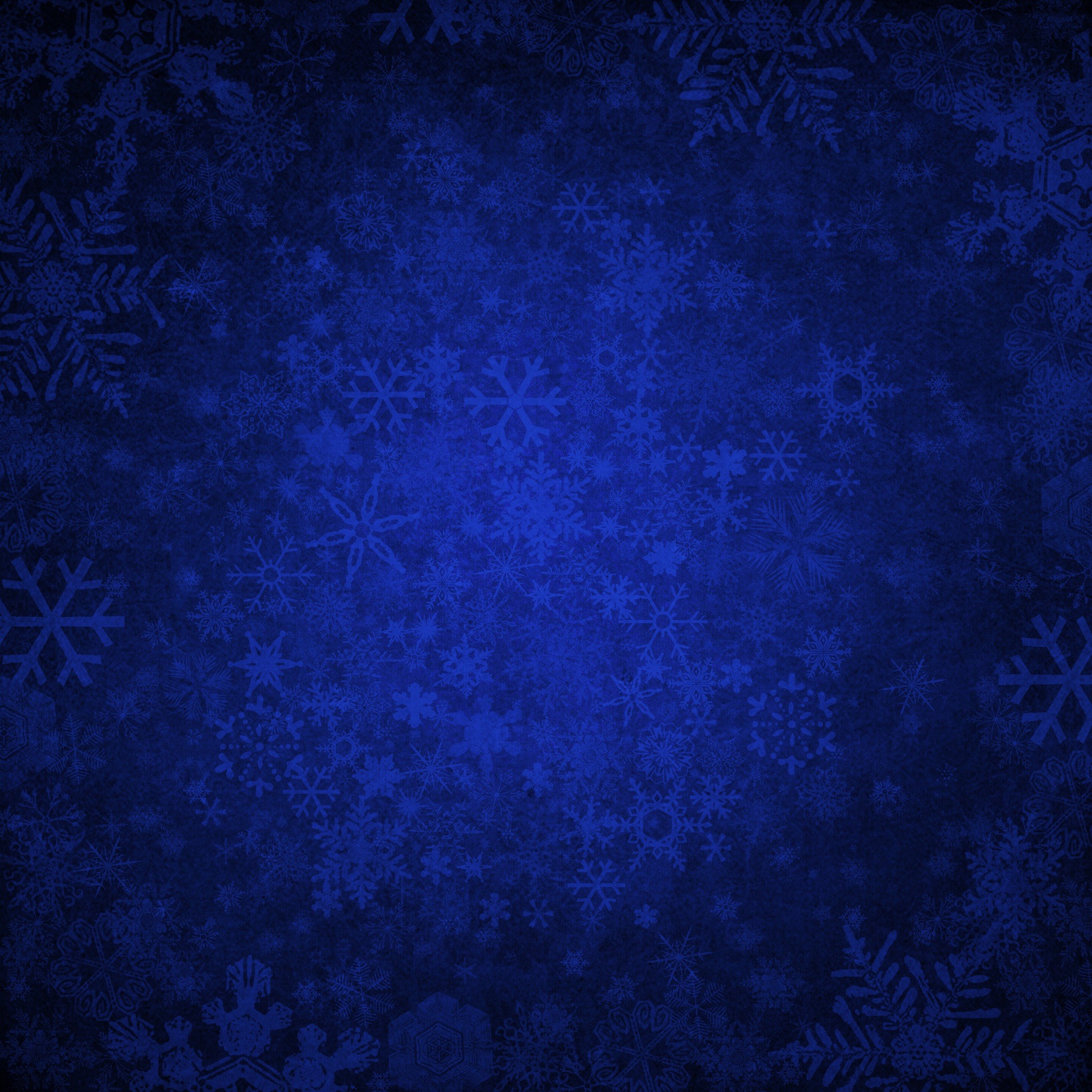 Sfondo blu, Fiocchi di neve, Texture, schermata Home iPad