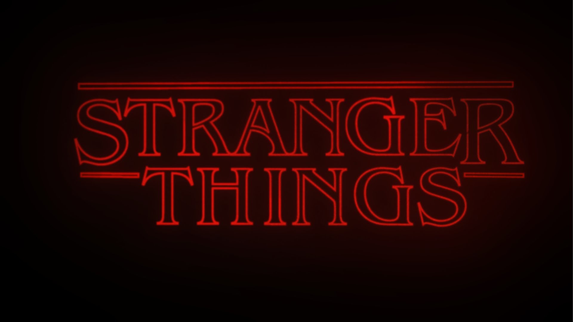 Stranger Things, Logo, Rosso, Full HD, wallpaper per portatile
