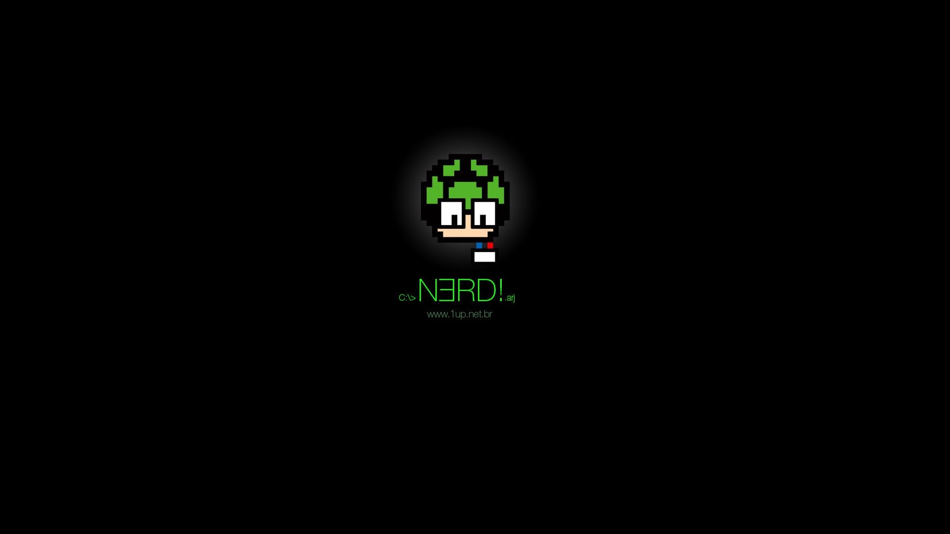 Fungo 1UP, Super Mario, Pixel art, Sfondo nero, Full HD, wallpaper per computer