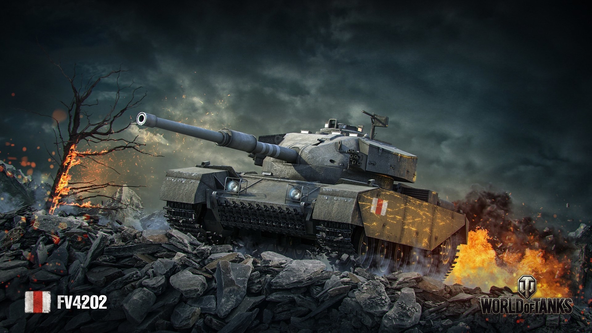 World of Tanks, FV4202, Carro armato, Videogioco, Full HD, sfondo per PC e portatile