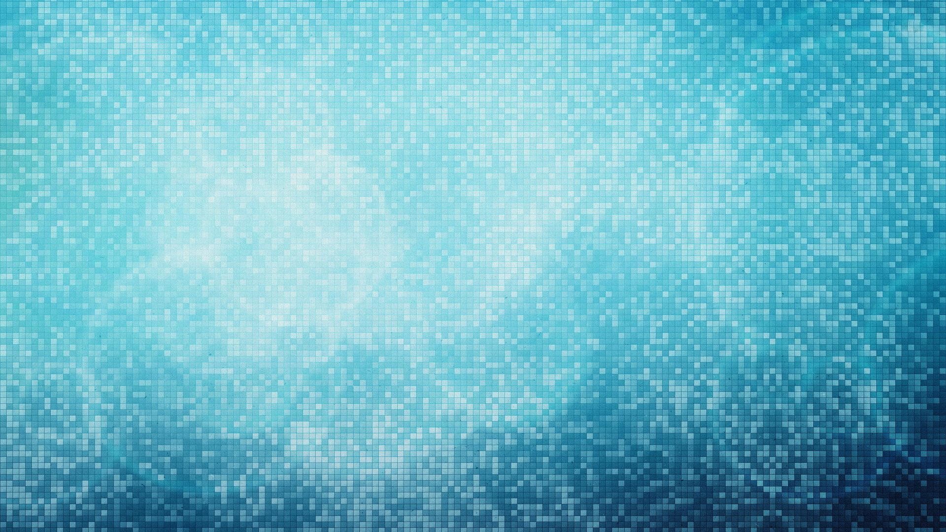 Azzurro, Mosaico, Pixel, Turchese, Texture, 1920x1080, sfondo per PC