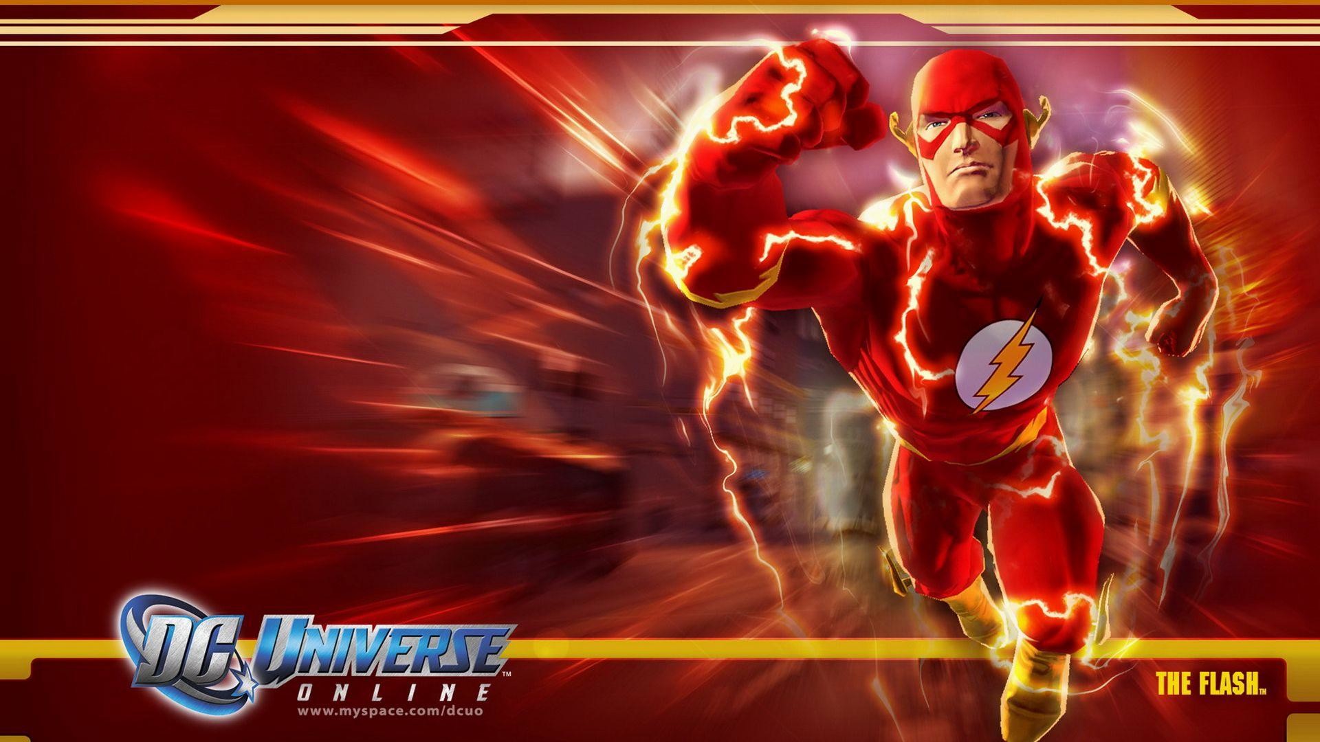 Flash, DC Universe Online, Videogioco, Velocità, 16:9 Full HD, sfondo widescreen