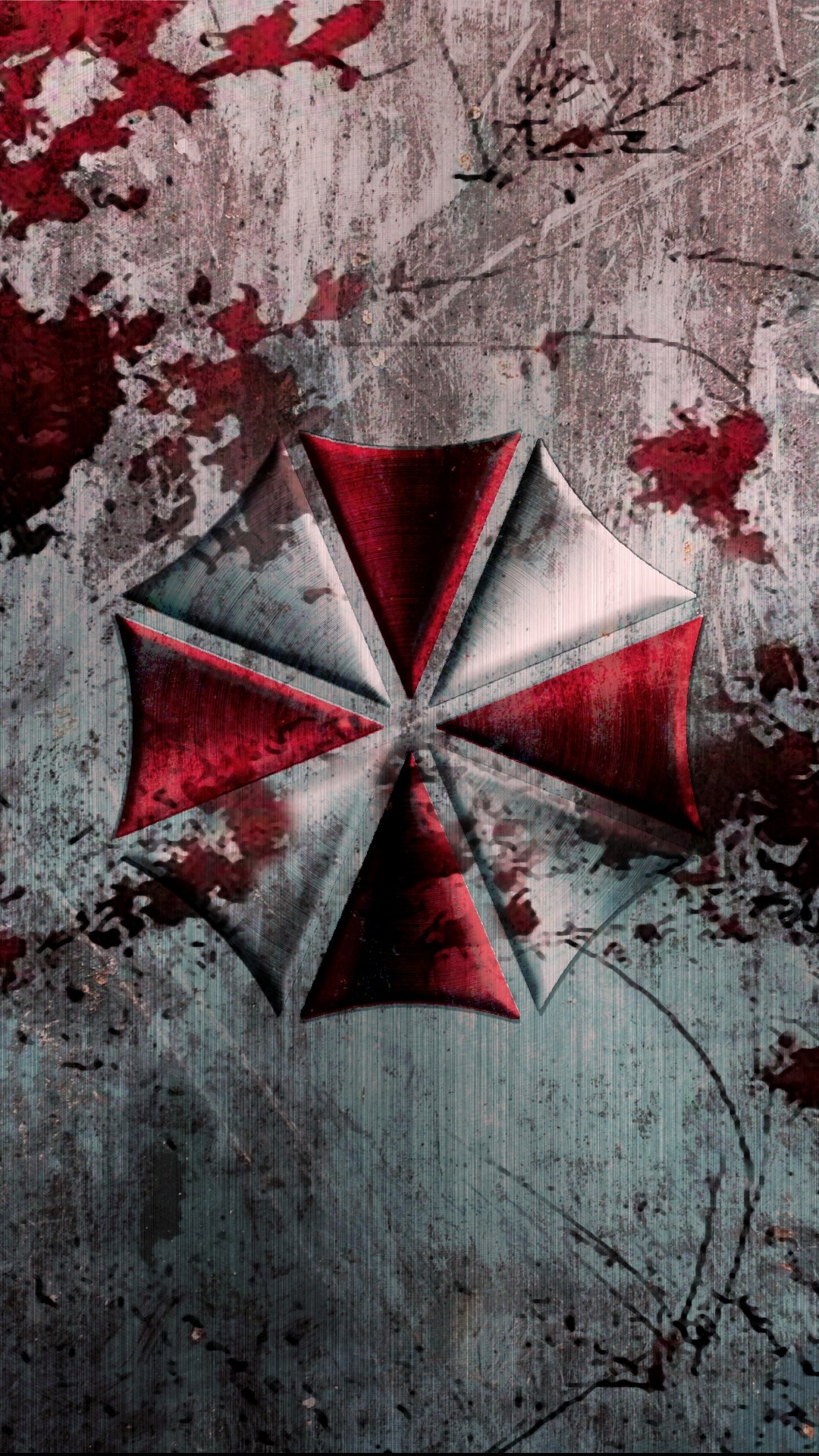 Umbrella Corporation, Resident Evil, Logo, Sangue, 1080x1920, schermata di blocco iPhone