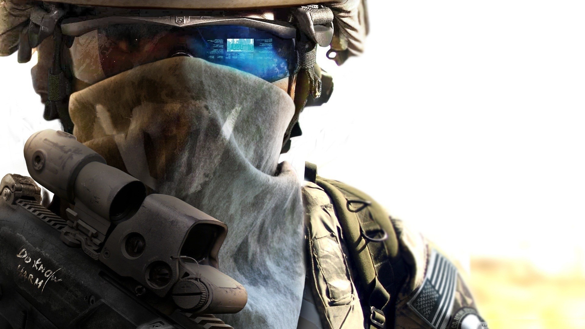 Ghost Recon: Future Soldier, Soldato, Visore, Fucile, 1920x1080, sfondo per PC