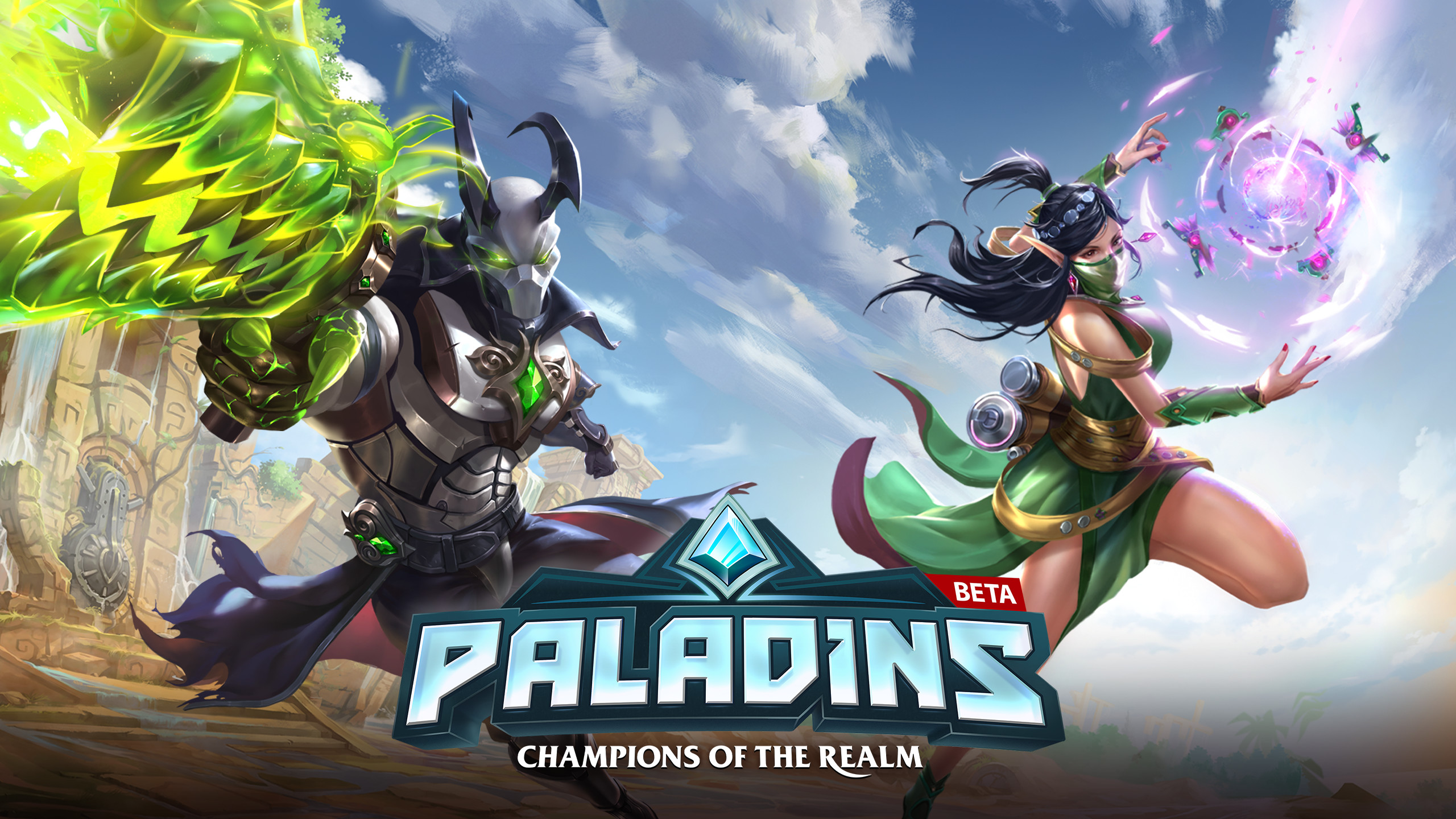 Paladins: Champions of the Realm, Androxus, Ying, Logo, 2K, sfondo desktop