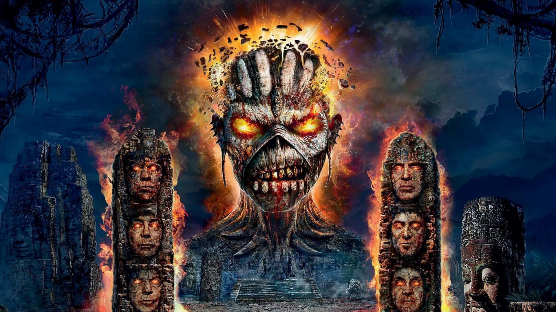 Eddie, The Book of Souls, Iron Maiden, Totem, Giungla, Full HD, sfondo desktop