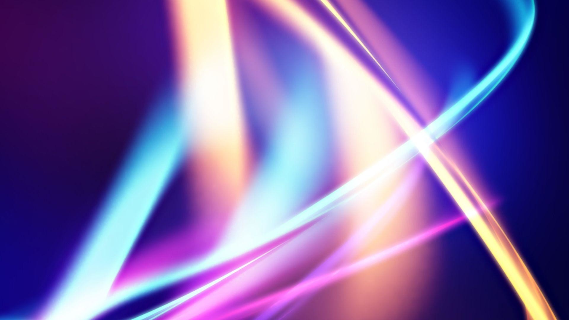 Fasci di luce, Rosa, Blu, Astratto, Full HD, sfondo desktop