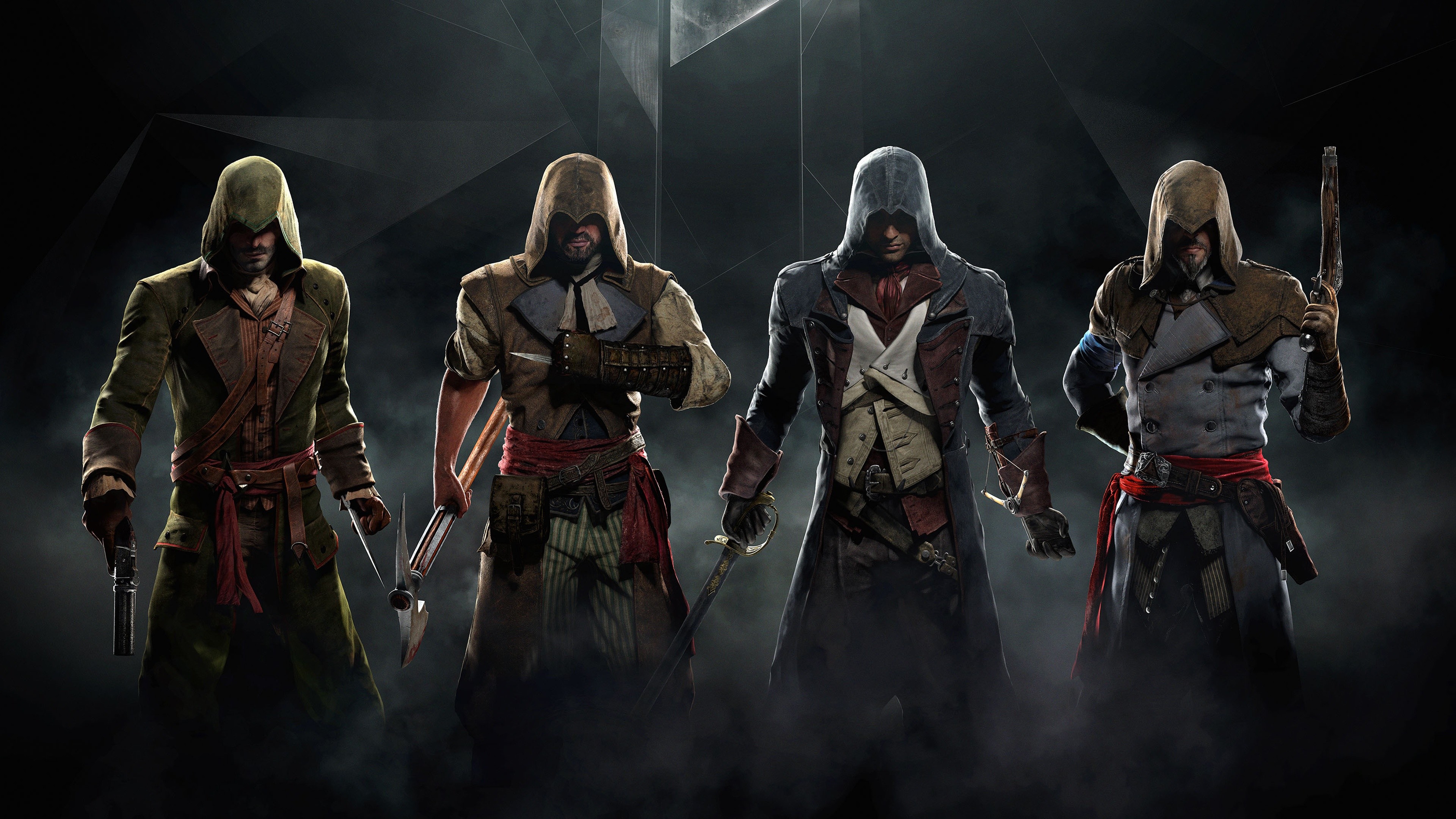 Assassin's Creed Unity, Assassini, Videogioco, 3840x2160, sfondo per PC