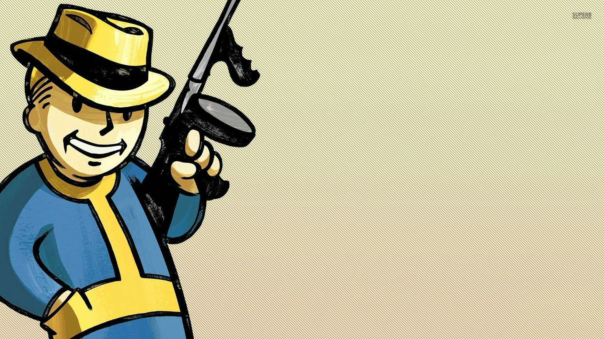 Vault Boy, Fallout: New Vegas, Mitra Thompson, Gangster, 1920x1080, immagine di sfondo