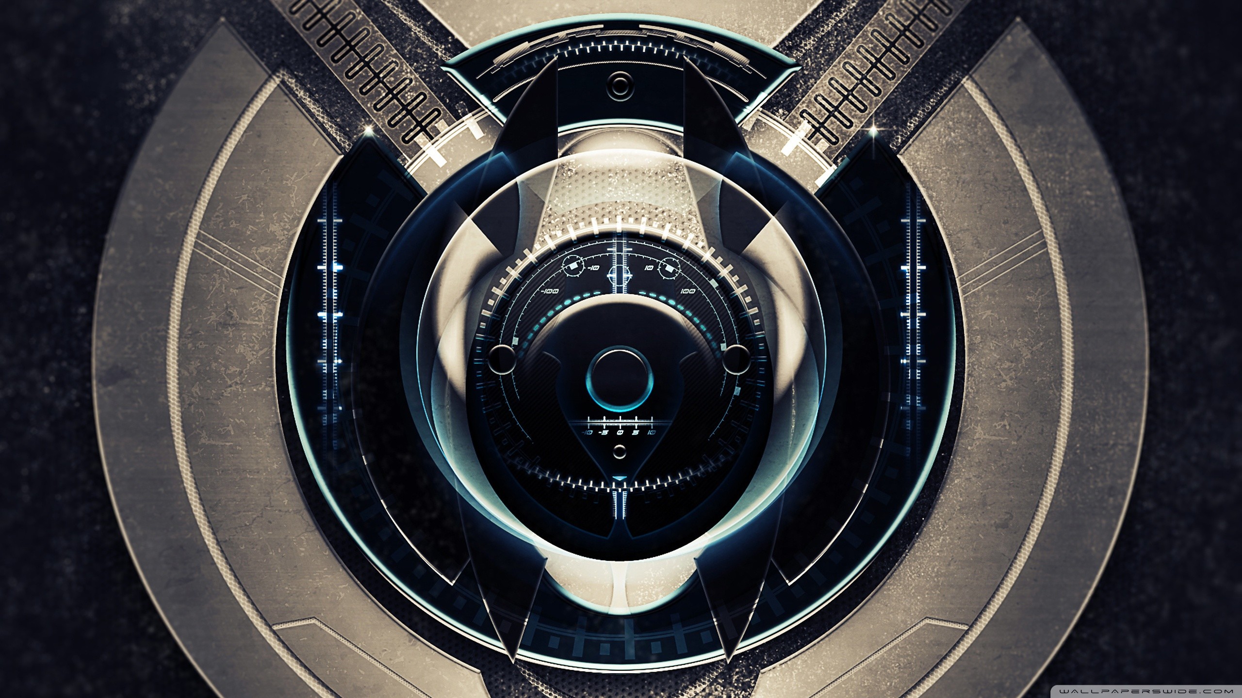 Meccanismo, Arte 3D, Fantascienza, 2K, sfondo desktop