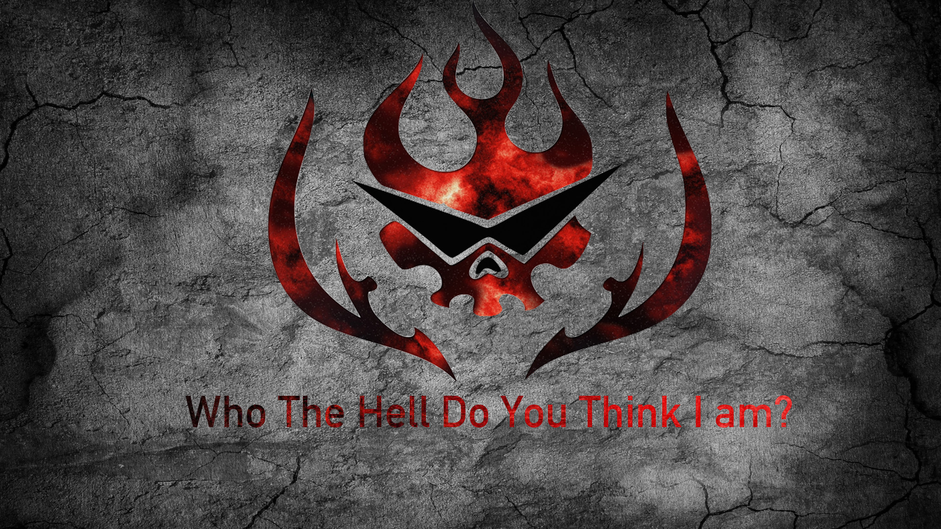Simbolo Team Gurren, Gurren Lagann, Who the Hell Do You Think I Am?, Pietra, sfondo 1080p