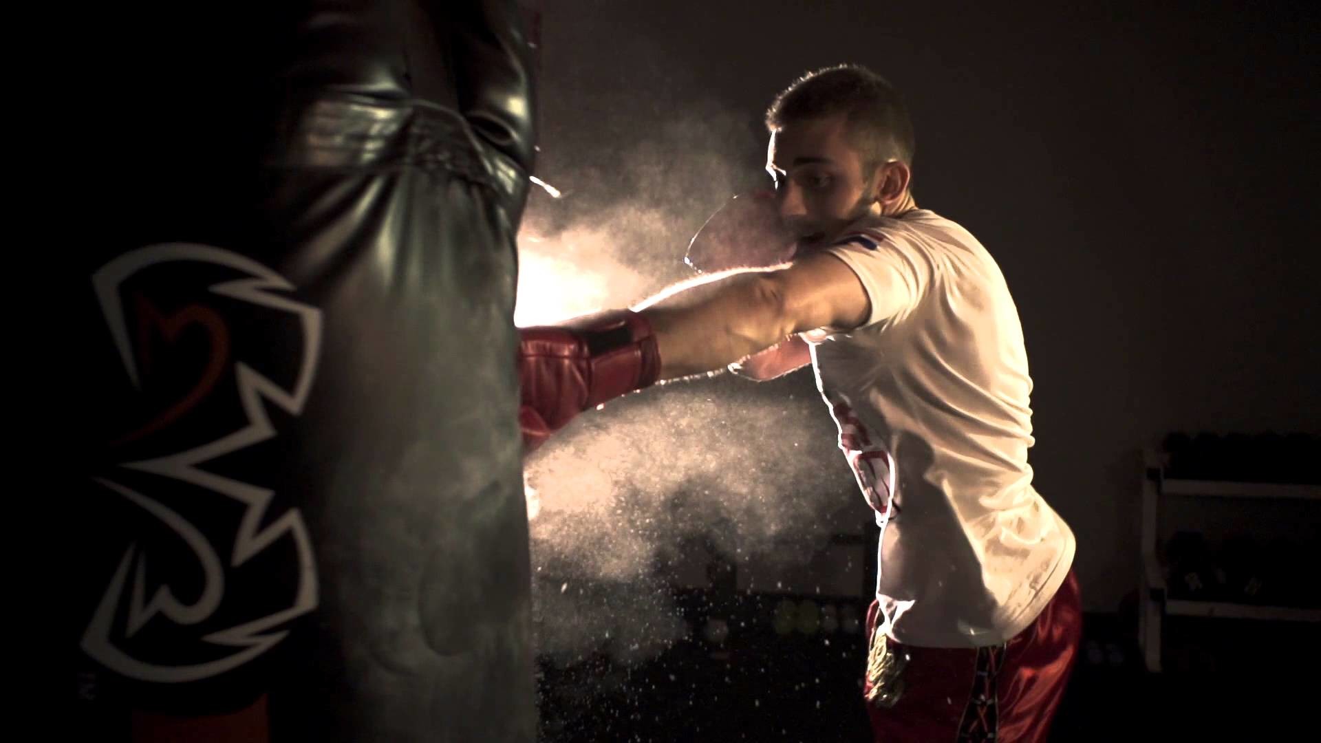 Muay Thai, Sacco da boxe, Allenamento, Guantoni, Full HD, sfondo per PC e portatile