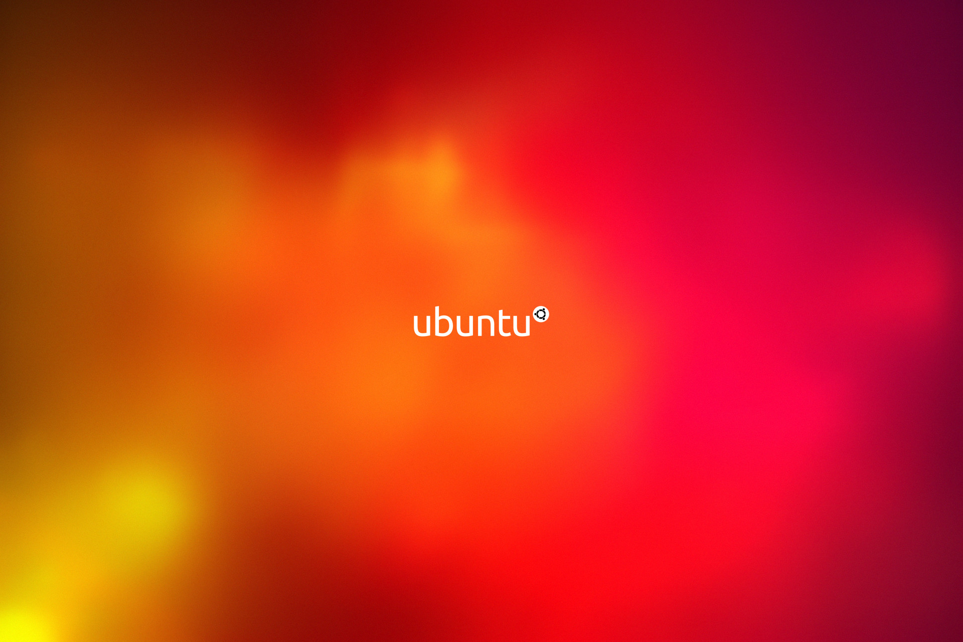 Ubuntu, Sfumature, Rosso, Arancione, Full HD, wallpaper per PC