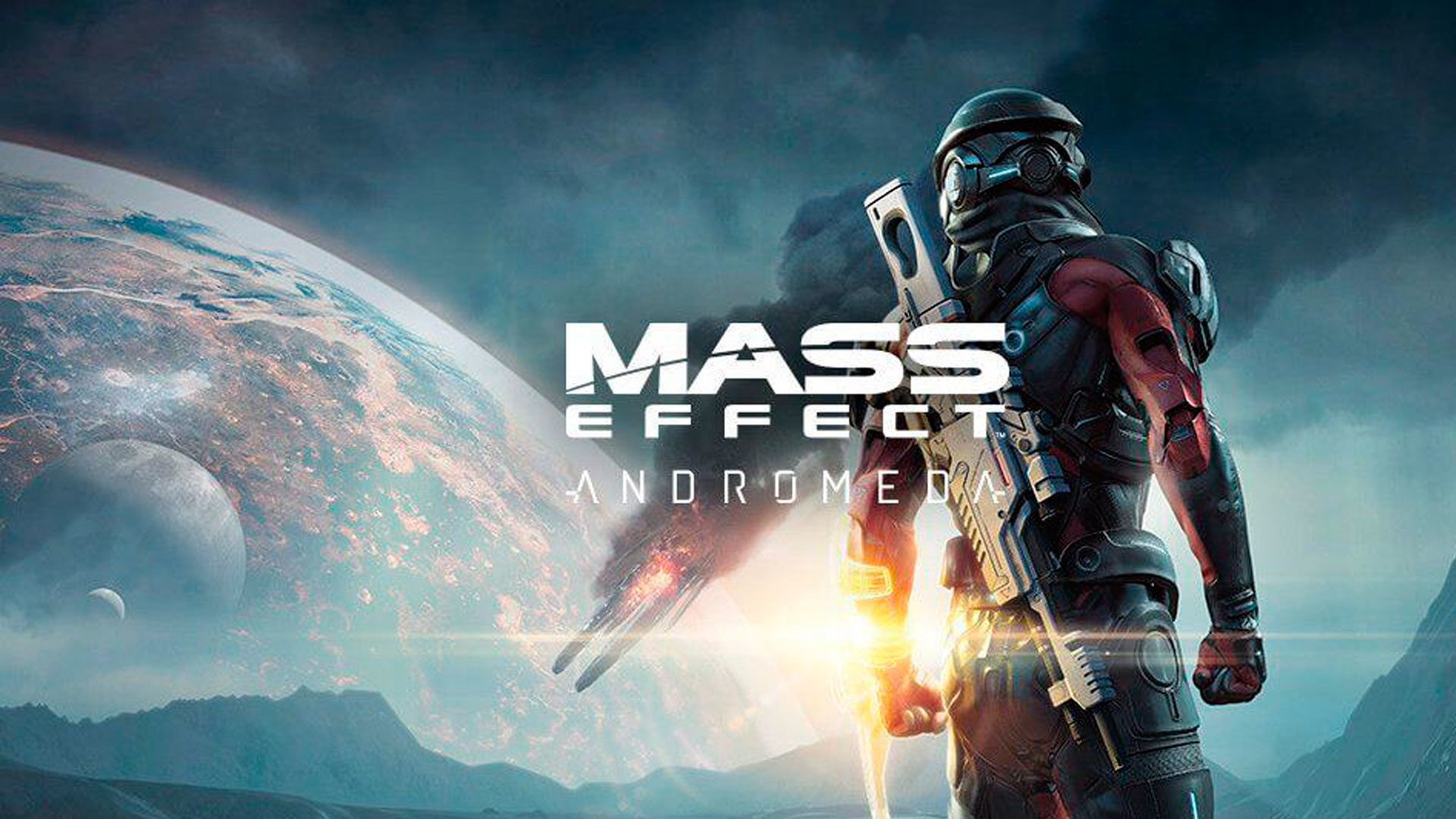 Mass Effect: Andromeda, Ryder, Armatura N7, Pianeta, Logo, Full HD, sfondo per PC