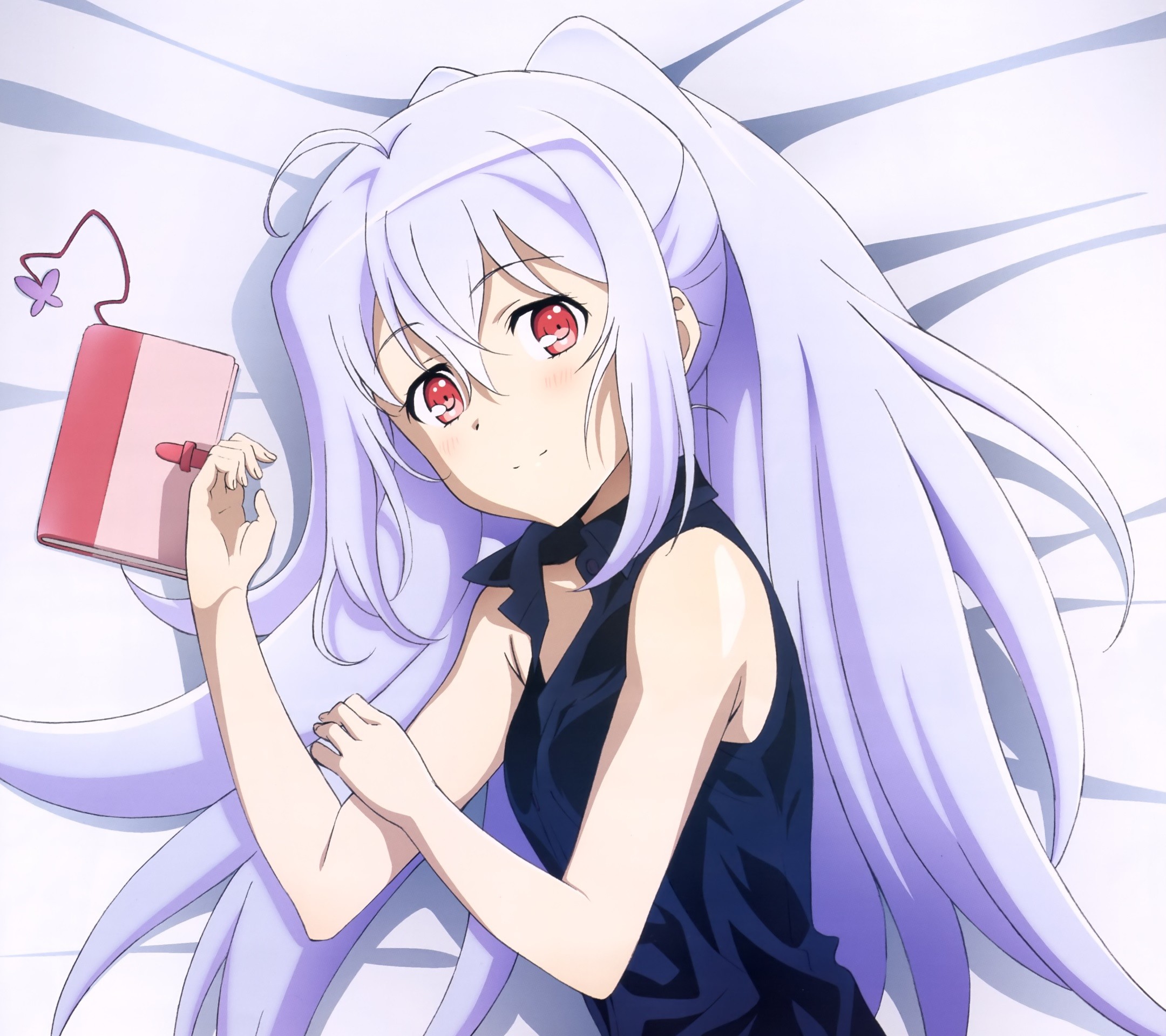 Isla, Plastic Memories, Capelli bianchi, Kawaii, Full HD, sfondo per iPad e tablet