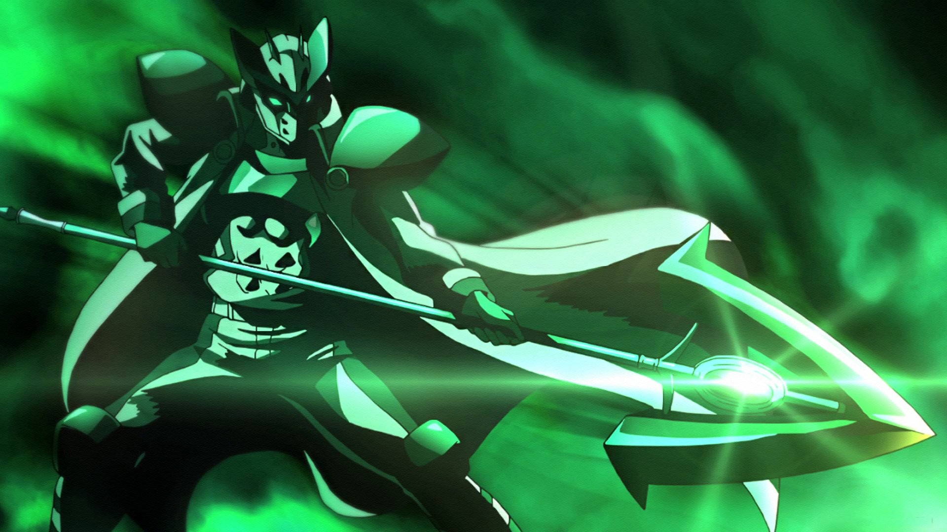 Incursio, Akame ga Kill!, Lancia, Verde, Full HD, sfondo per portatile
