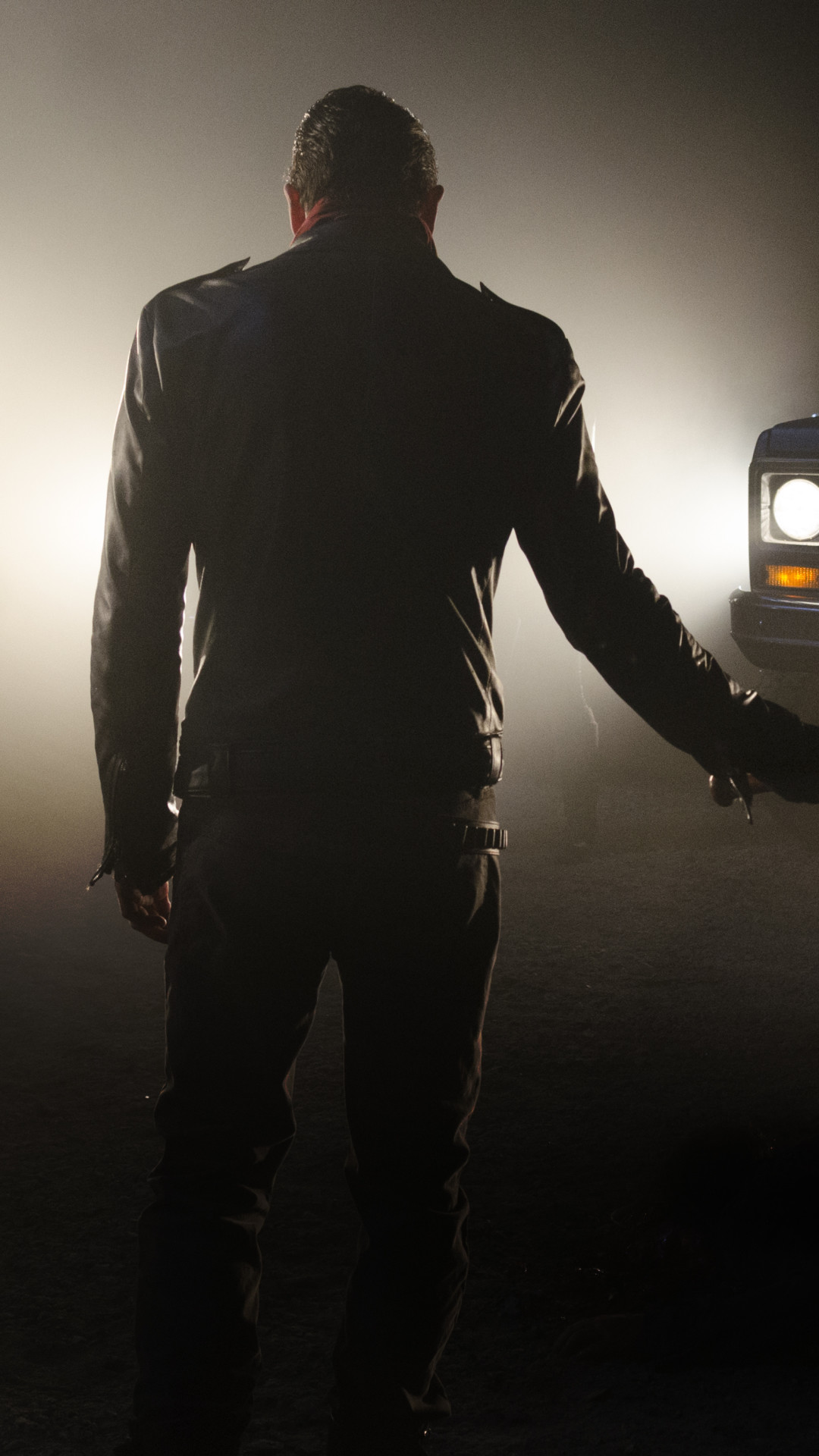 Negan, The Walking Dead, Lucille, Silhouette, Controluce, Full HD, sfondo per iPhone e Android