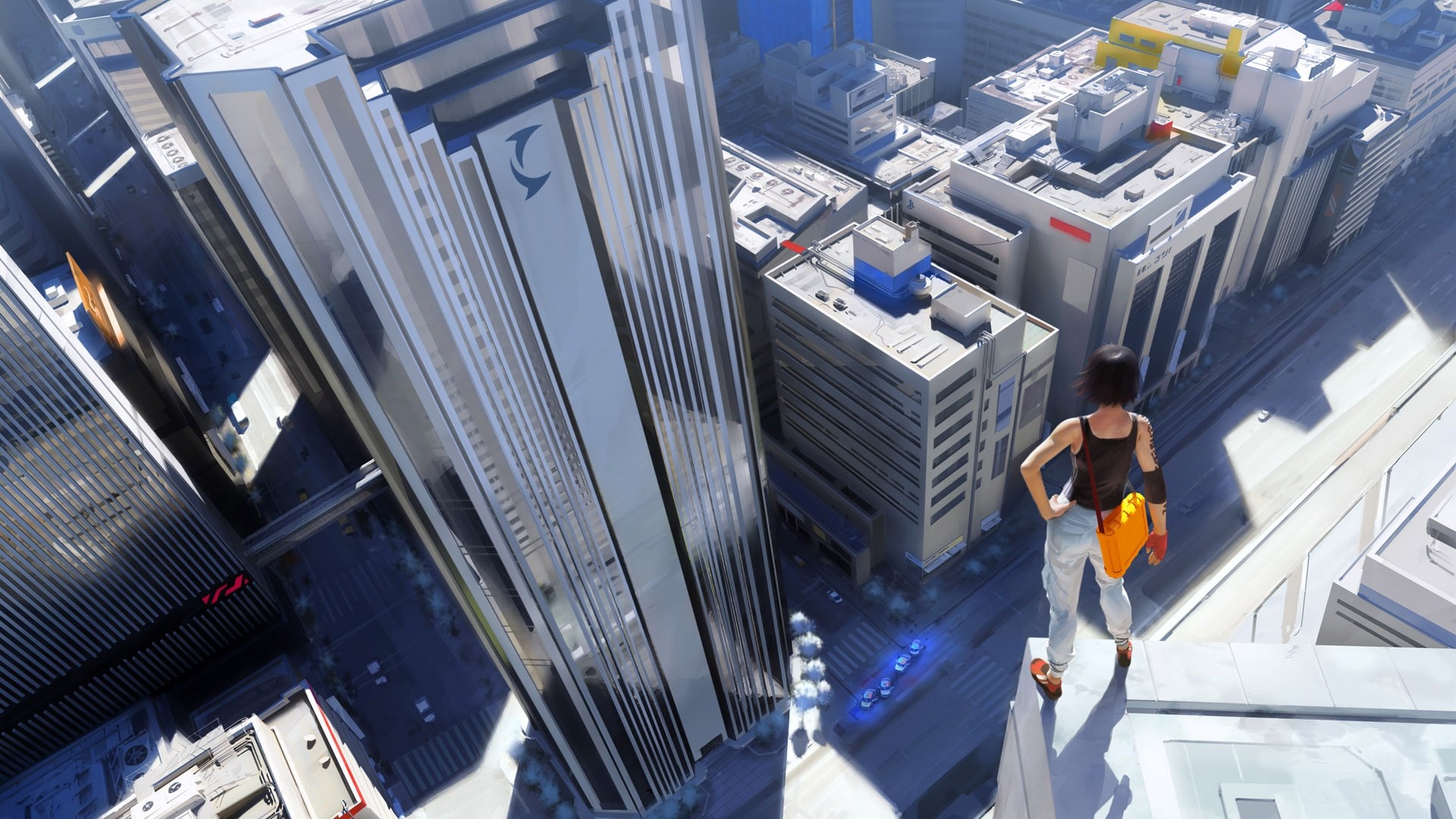 Mirror's Edge, Faith Connors, Grattacieli, Videogioco, Full HD 1080p, sfondo desktop