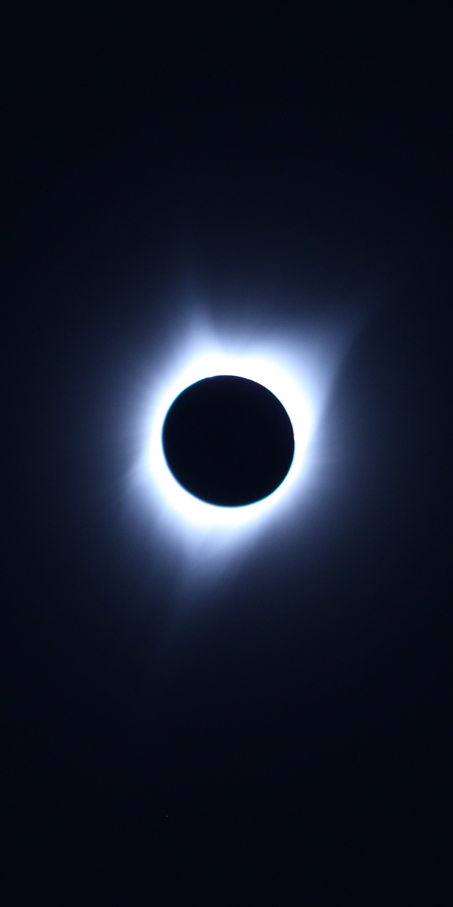 Eclissi solare, Corona solare, Spazio, Nero, wallpaper iPhone 4K