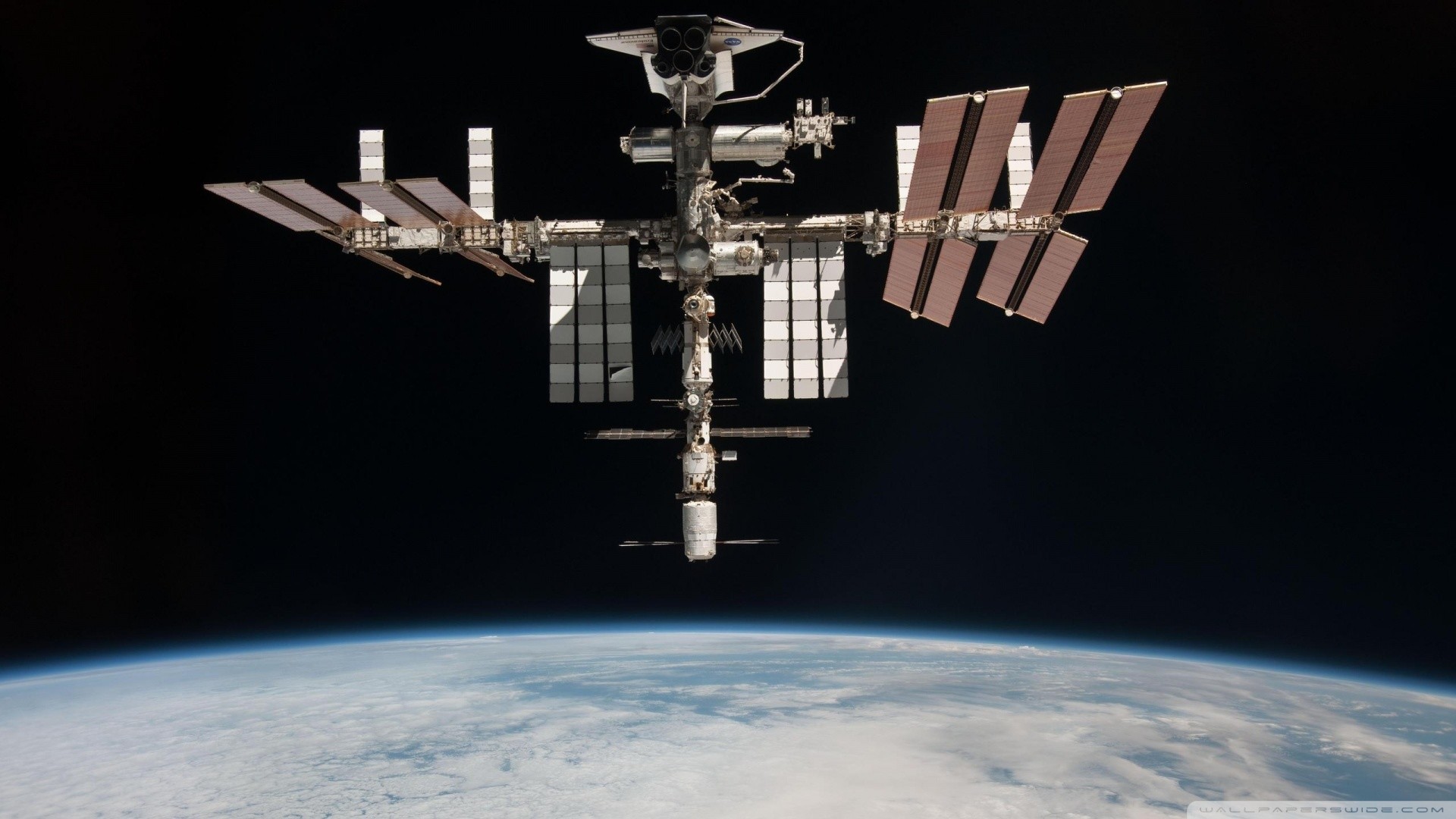 Stazione Spaziale Internazionale, Terra, Orbita, 1920x1080, sfondo per PC