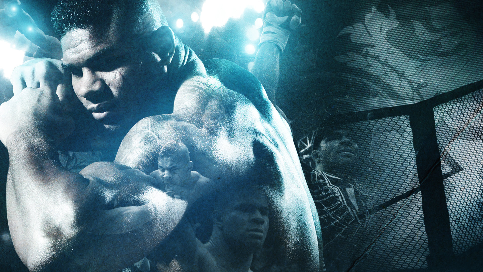 Alistair Overeem, MMA, Blu, Guardia, 16:9 Full HD, wallpaper widescreen