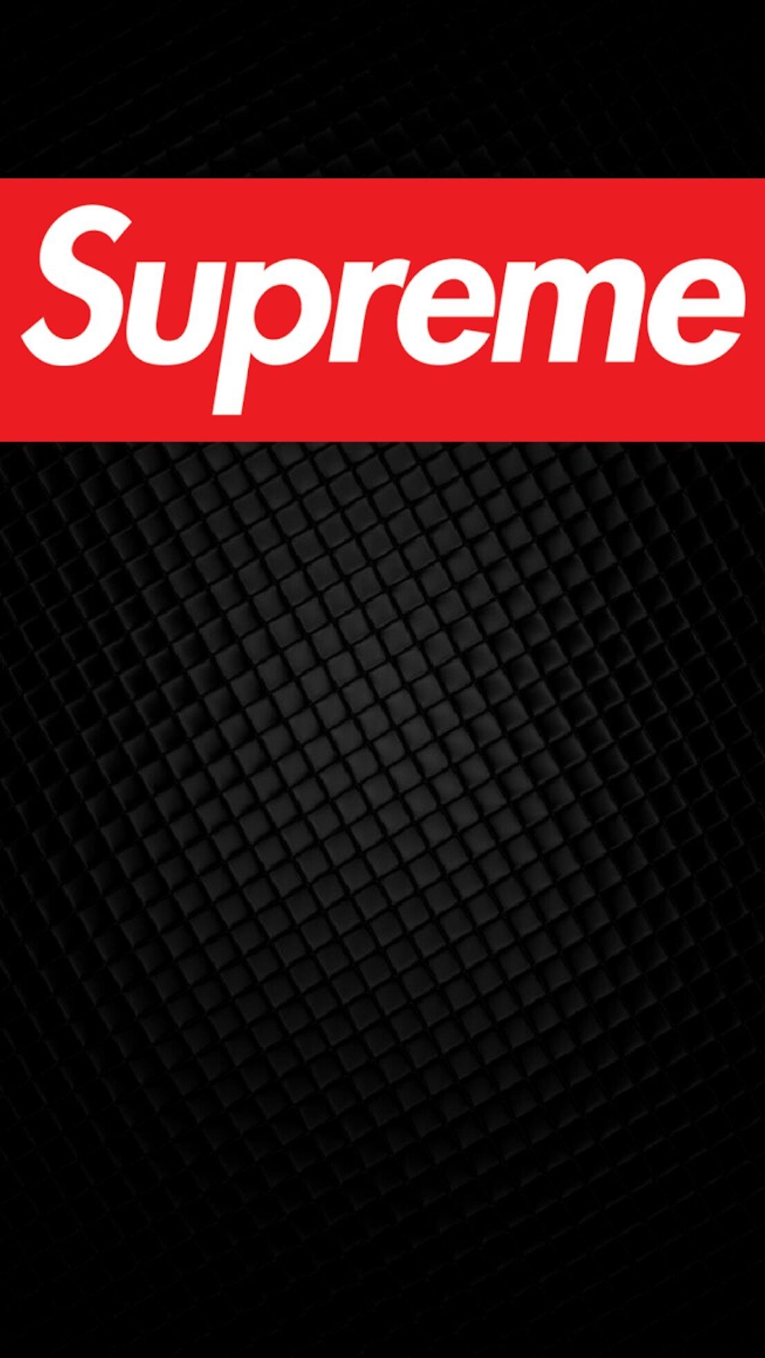 Logo Supreme, Sfondo nero, Texture, Full HD, schermata di blocco del cellulare