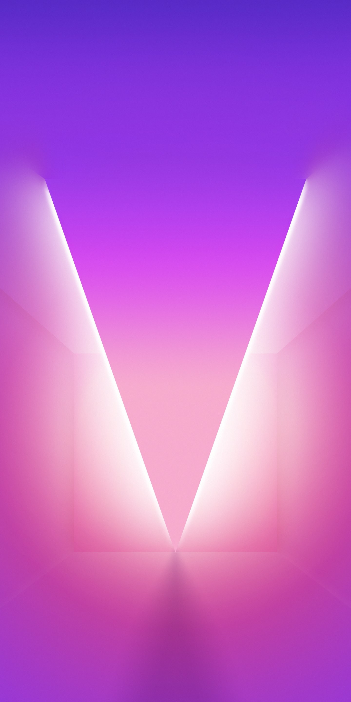 LG V20, Forma a V, Viola e rosa, QHD+, sfondo per iPhone e Android