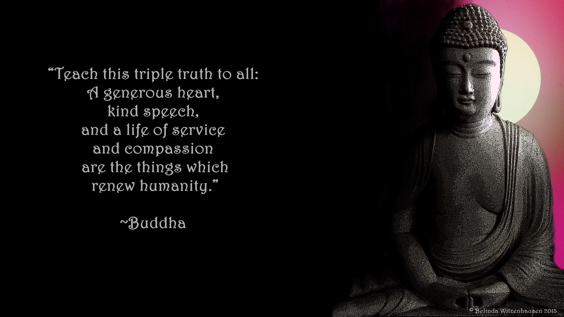 Buddha, Citazione, Statua, Nero, Full HD 1080p, sfondo desktop
