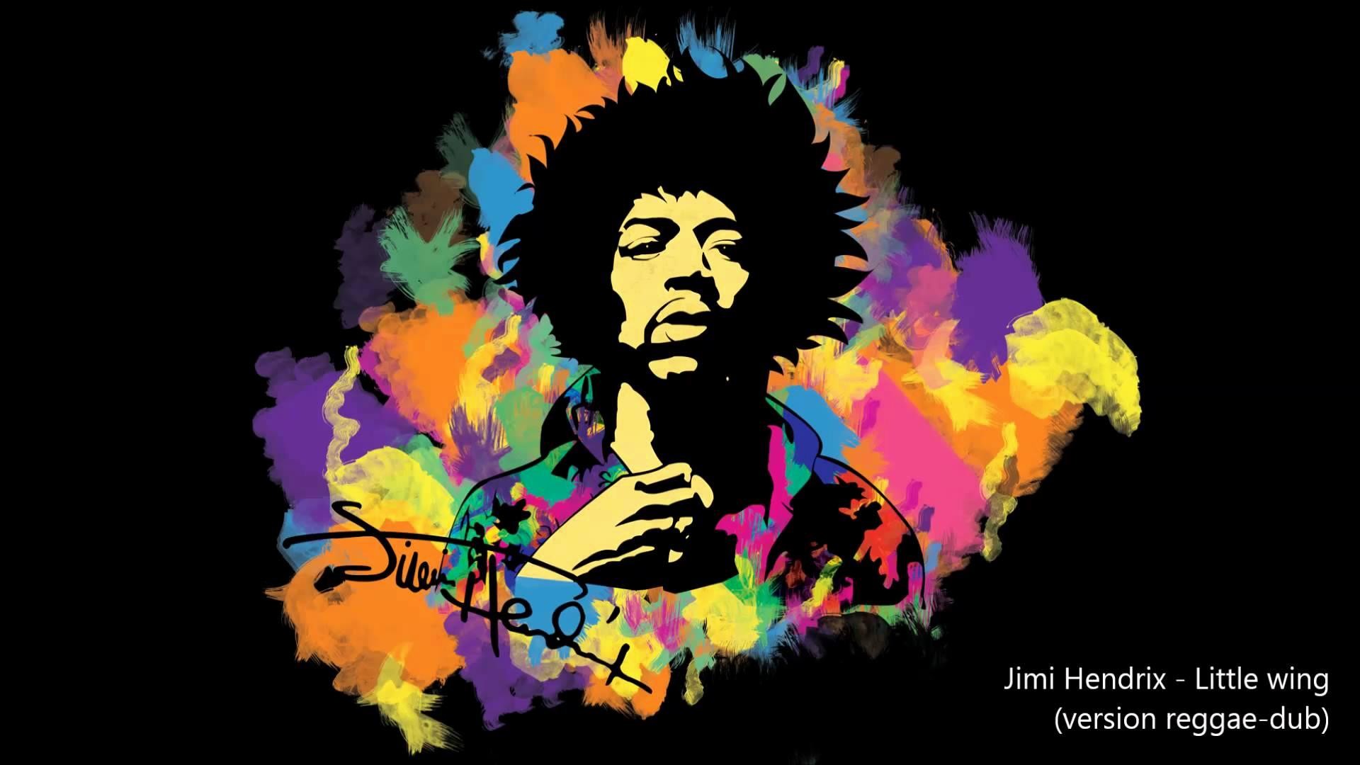 Jimi Hendrix, Little Wing, Autografo, Colorato, Full HD 1080p, sfondo desktop