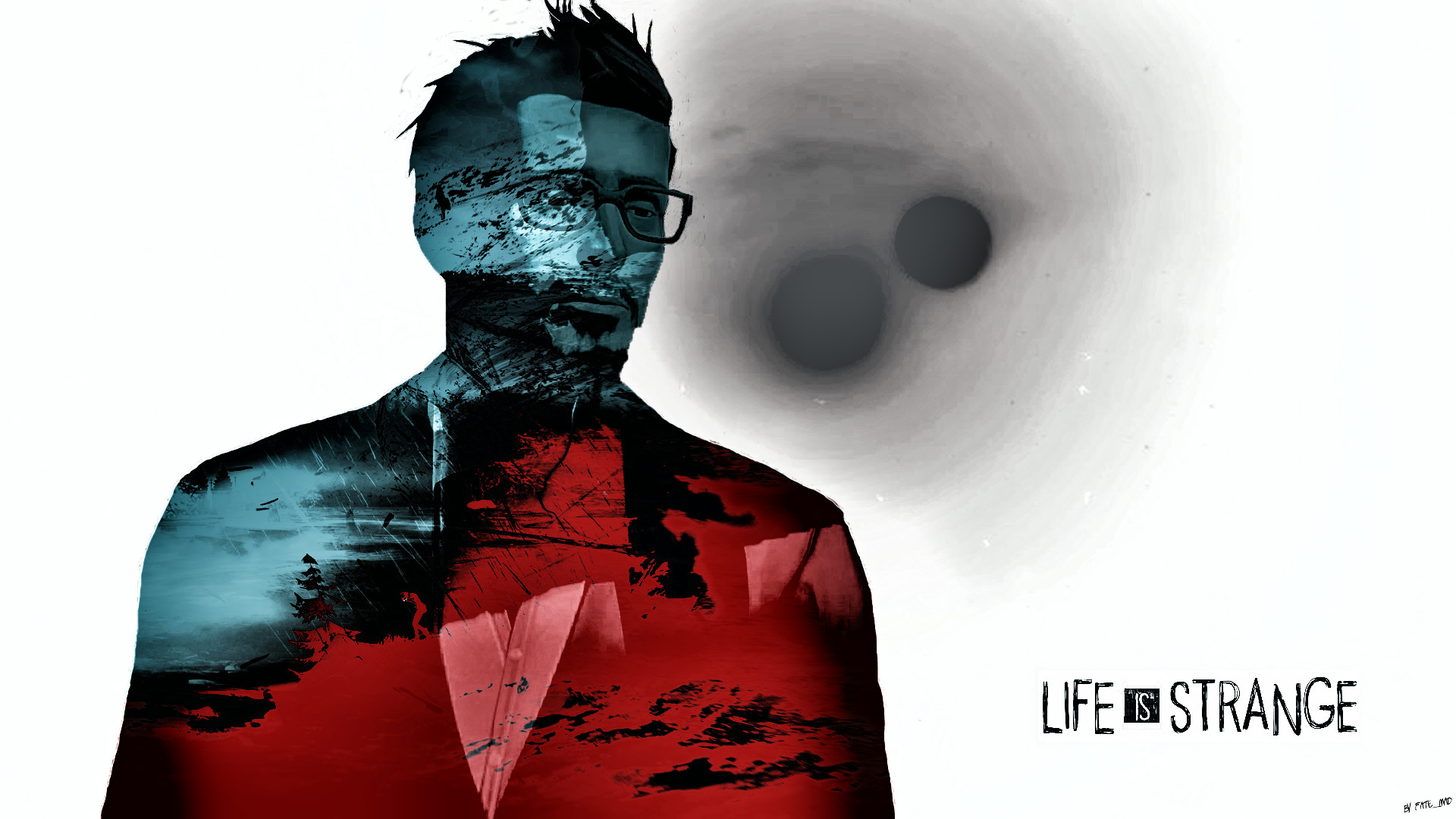Mark Jefferson, Life is Strange, Doppia esposizione, Rosso, Full HD, sfondo Windows 11