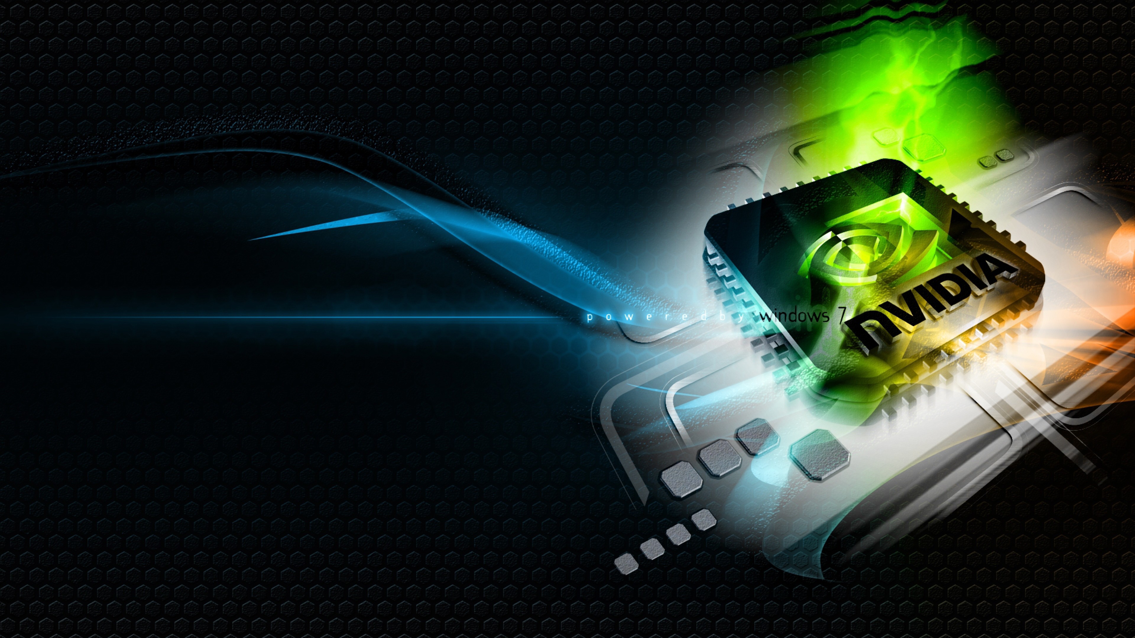 Nvidia, Logo Nvidia, Chip, Verde, sfondo desktop