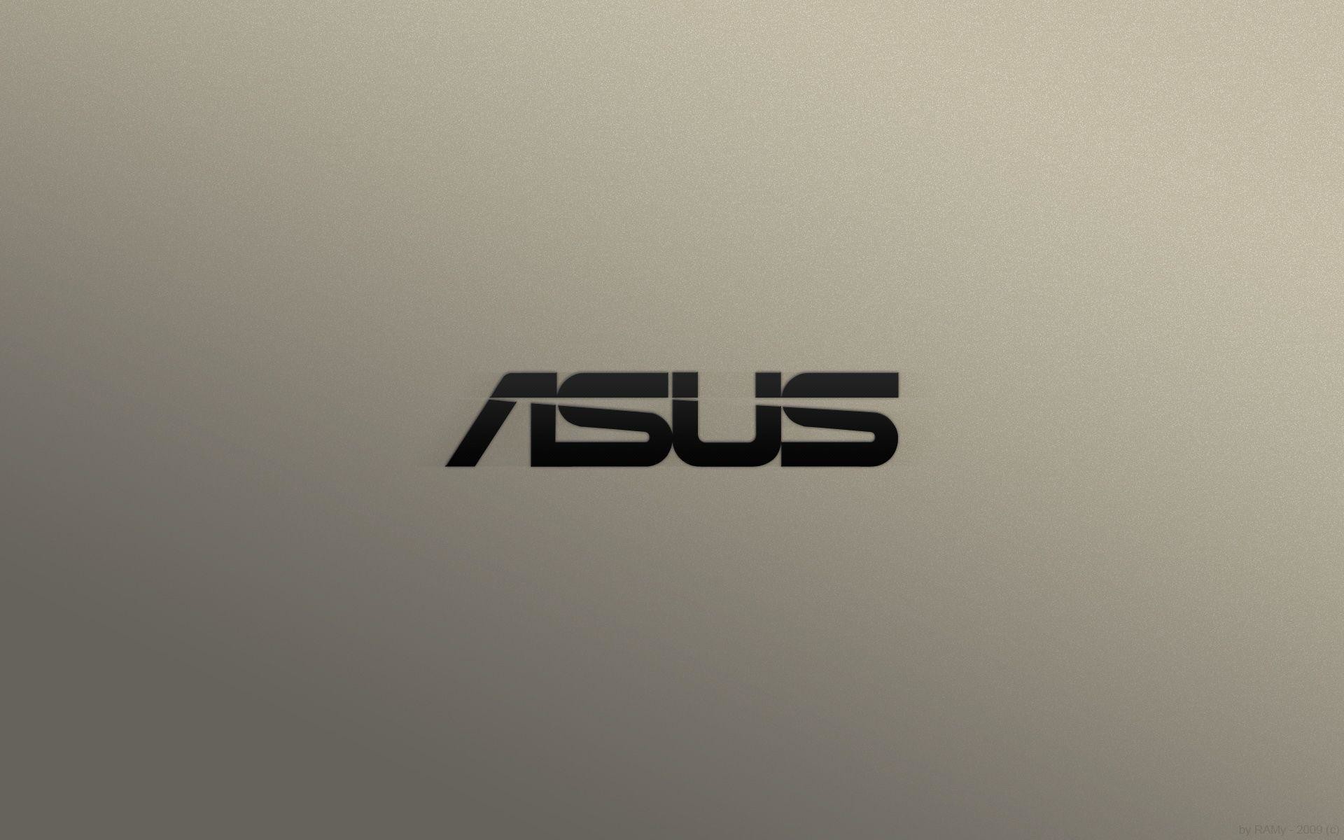 Asus, Logo, Minimalista, Beige, 1920x1200, immagine di sfondo