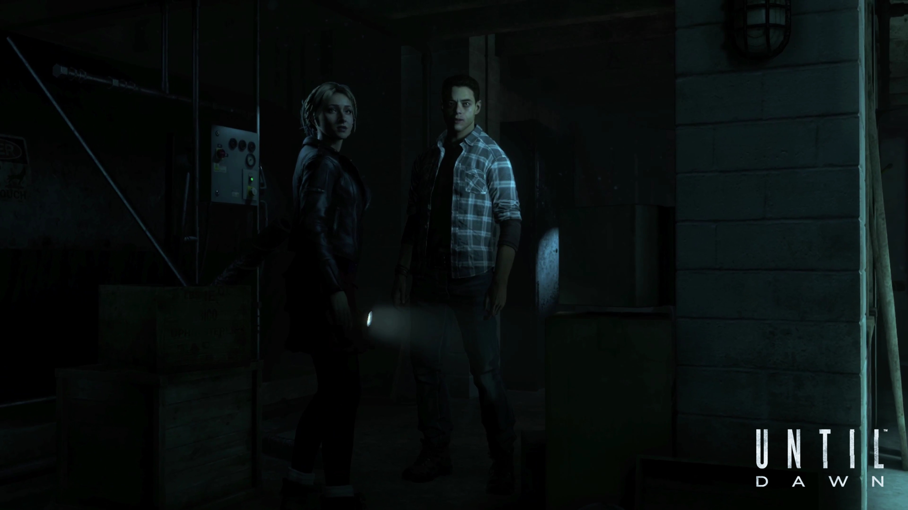 Until Dawn, Torcia, Buio, Esplorazione, Logo, 3840x2160, sfondo per PC