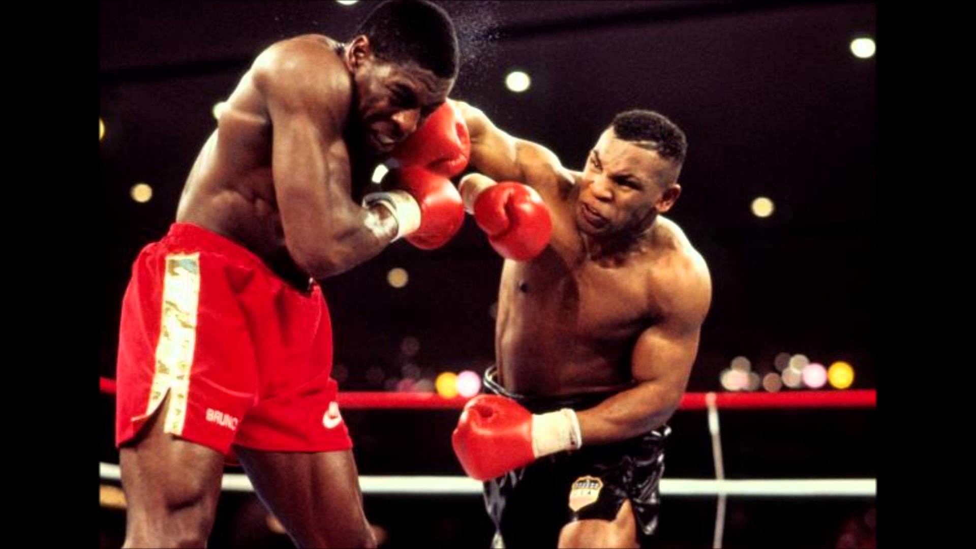 Mike Tyson, Frank Bruno, Incontro, Ring, Pugno, Full HD, sfondo per portatile