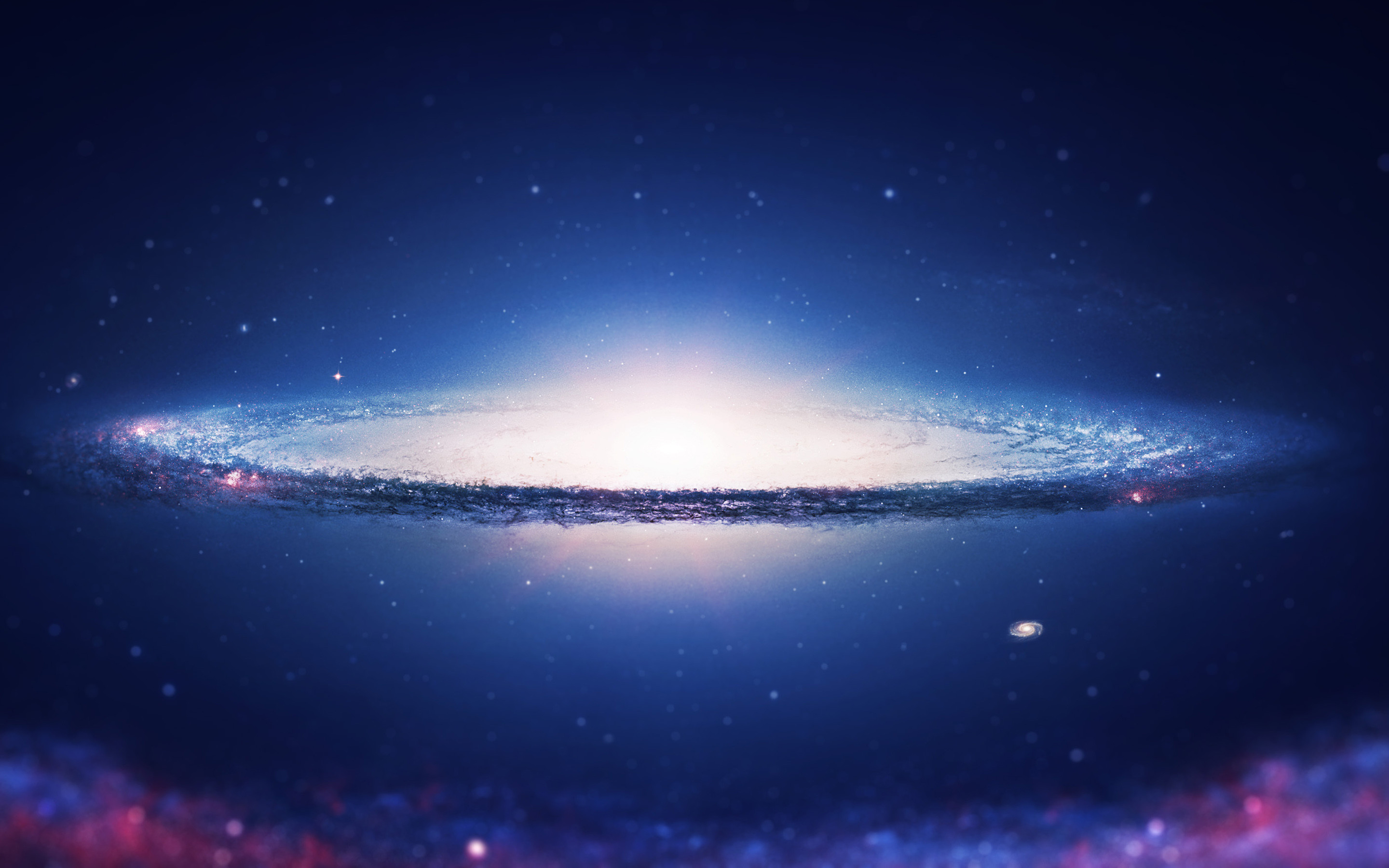 Galassia Sombrero, M104, Galassia, Spazio, 2880x1800, immagine di sfondo