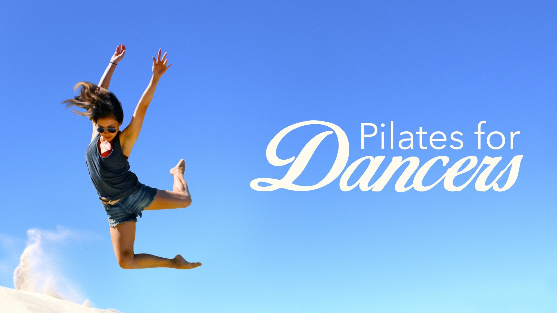 Pilates for Dancers, Salto, Ballerina, Cielo azzurro, 16:9 Full HD, sfondo widescreen