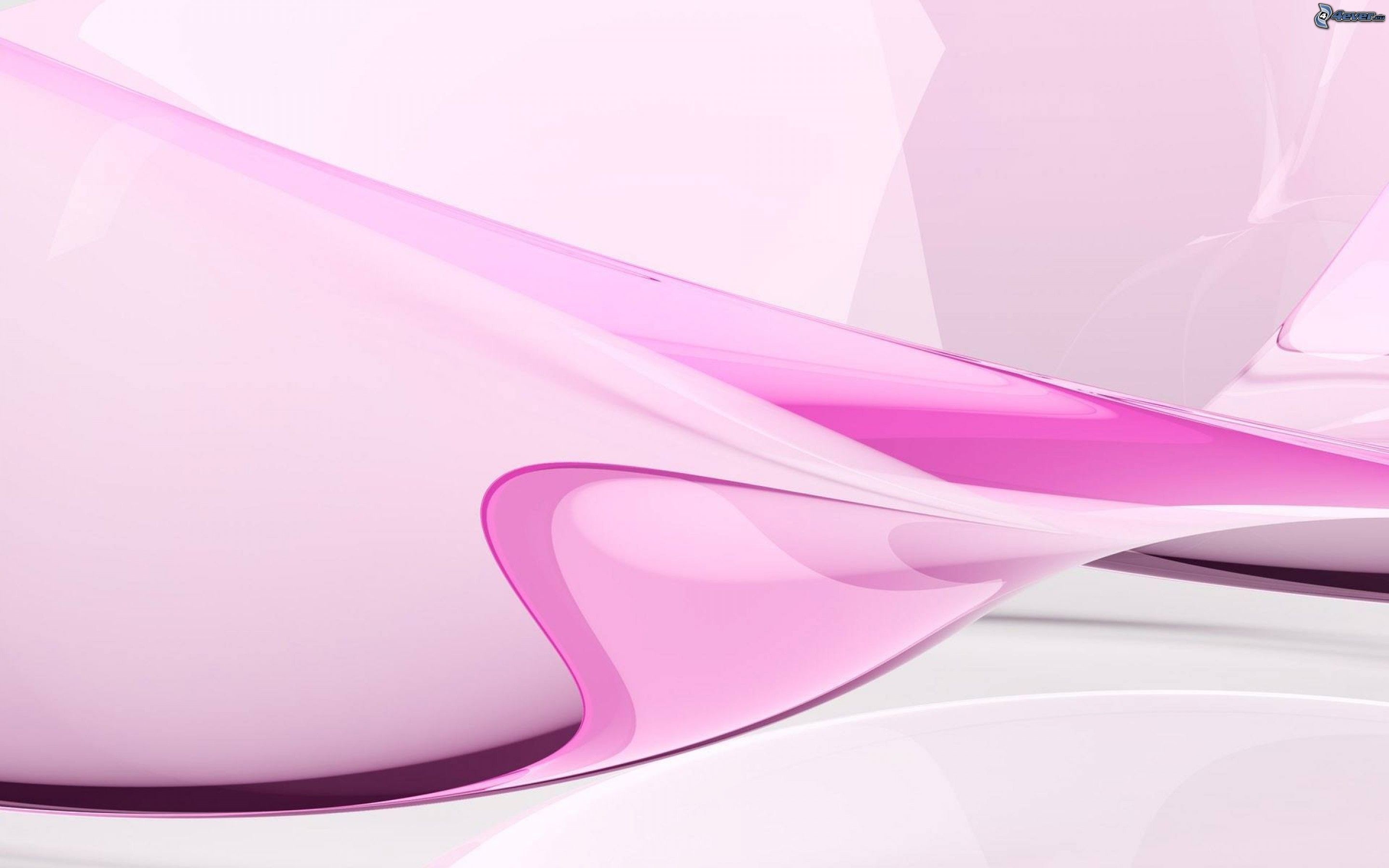 Onde astratte, Rosa, Bianco, 2880x1800, sfondo per PC