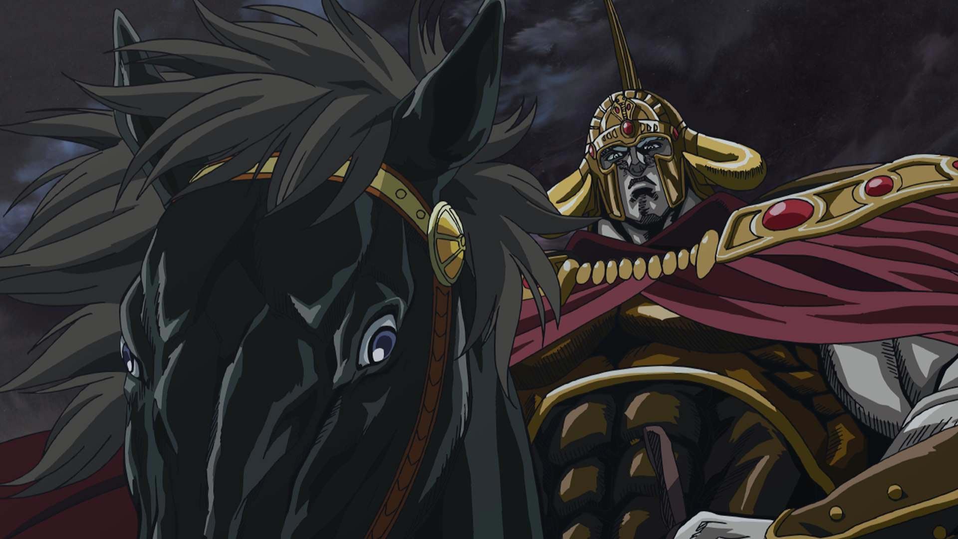Raoh, Kokuoh, Ken il guerriero, Cavallo, Elmo, Full HD, sfondo desktop