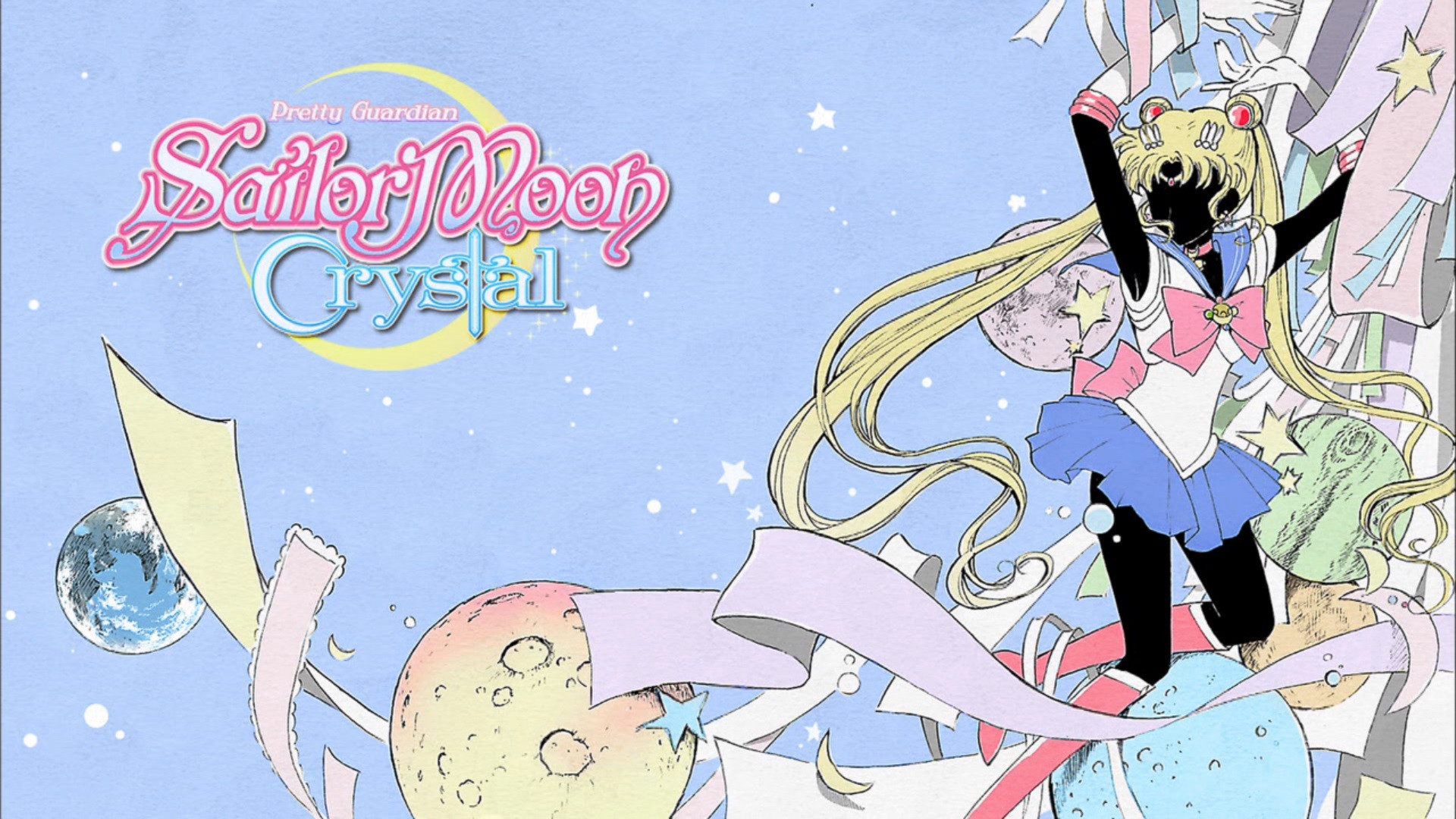 Sailor Moon, Sailor Moon Crystal, Logo, Manga, Full HD 1080p, sfondo desktop
